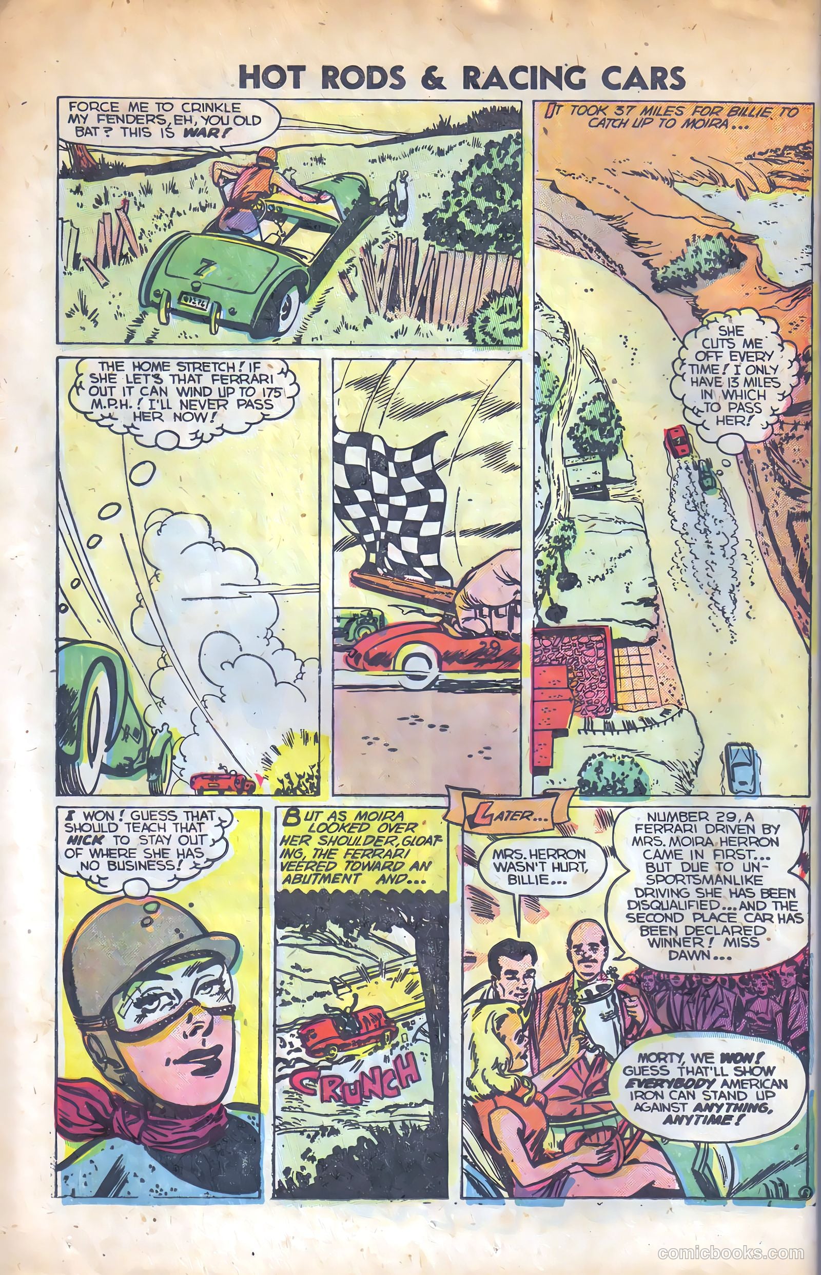Hot Rods and Racing Cars #11 (1953) — page 16 of 36