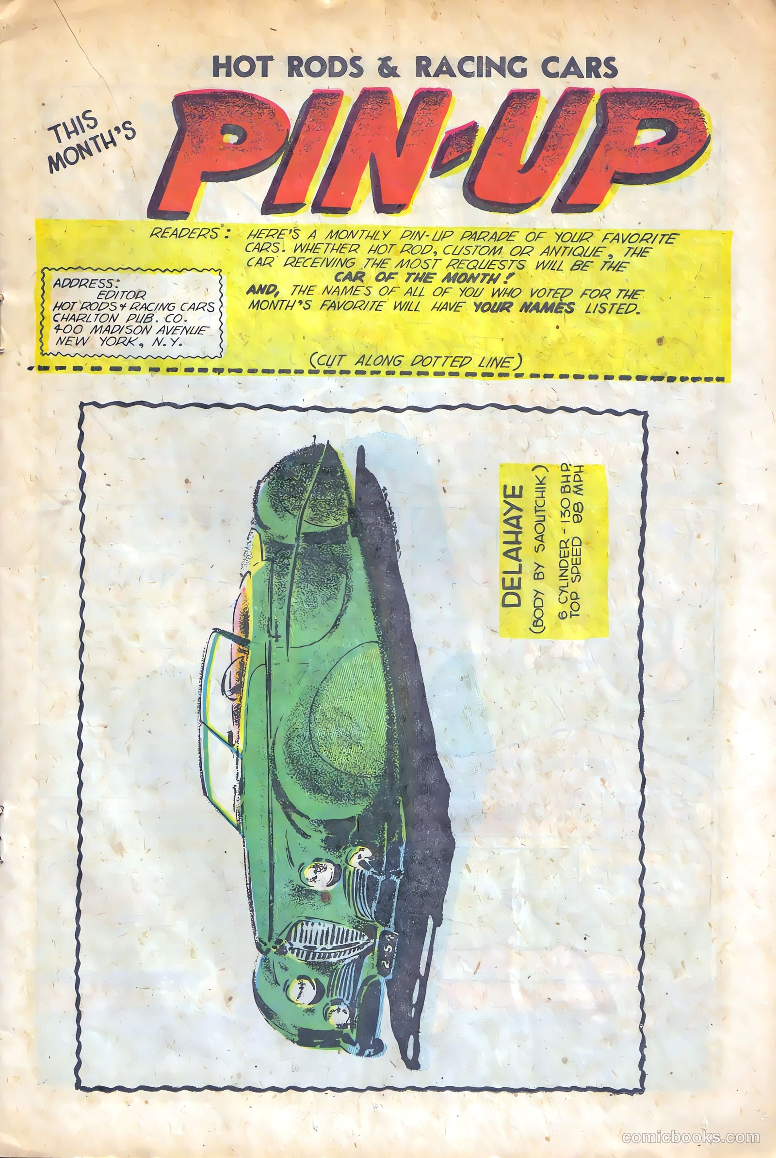 Hot Rods and Racing Cars #11 (1953) — page 17 of 36