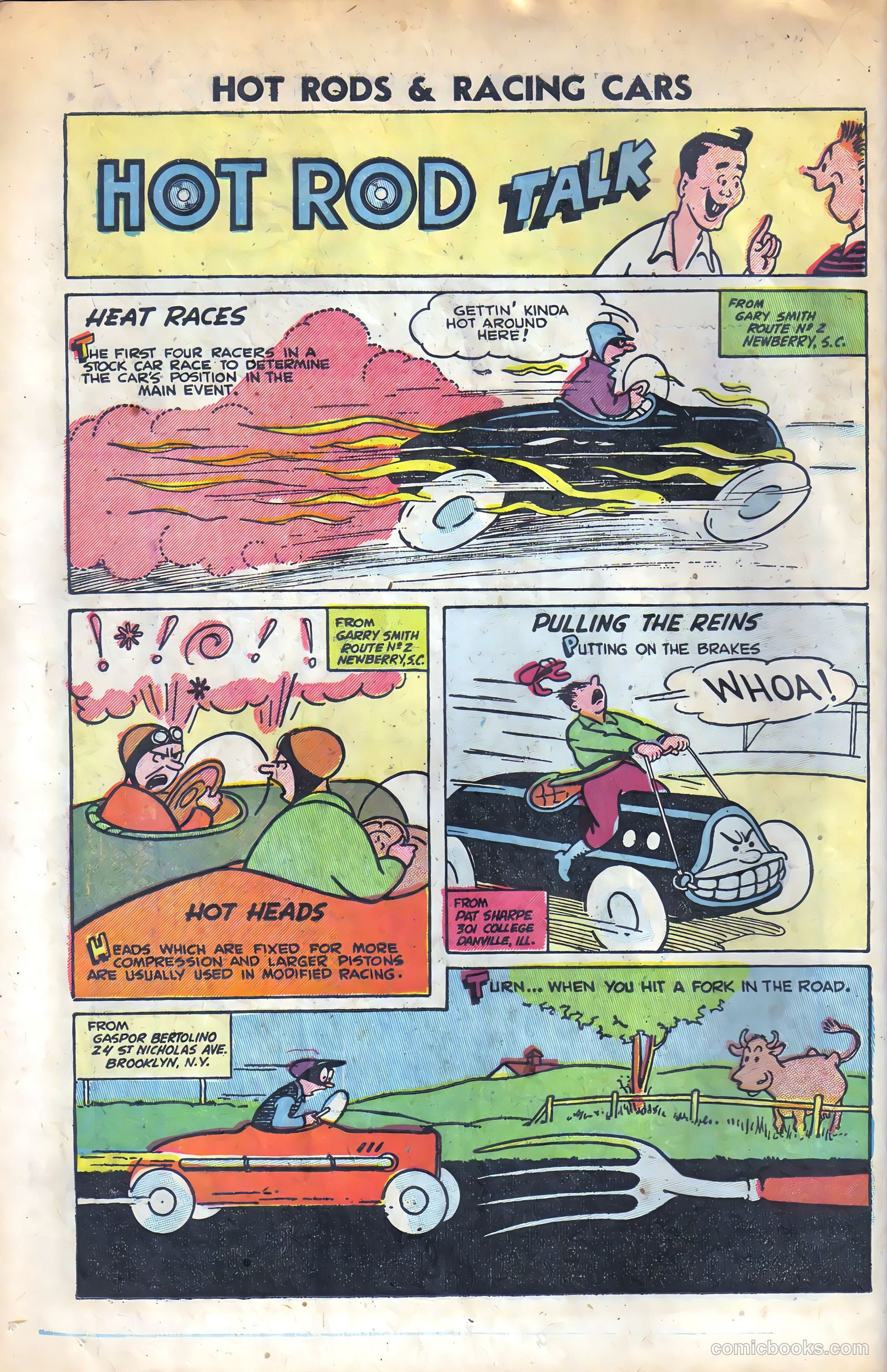 Hot Rods and Racing Cars #11 (1953) — page 18 of 36