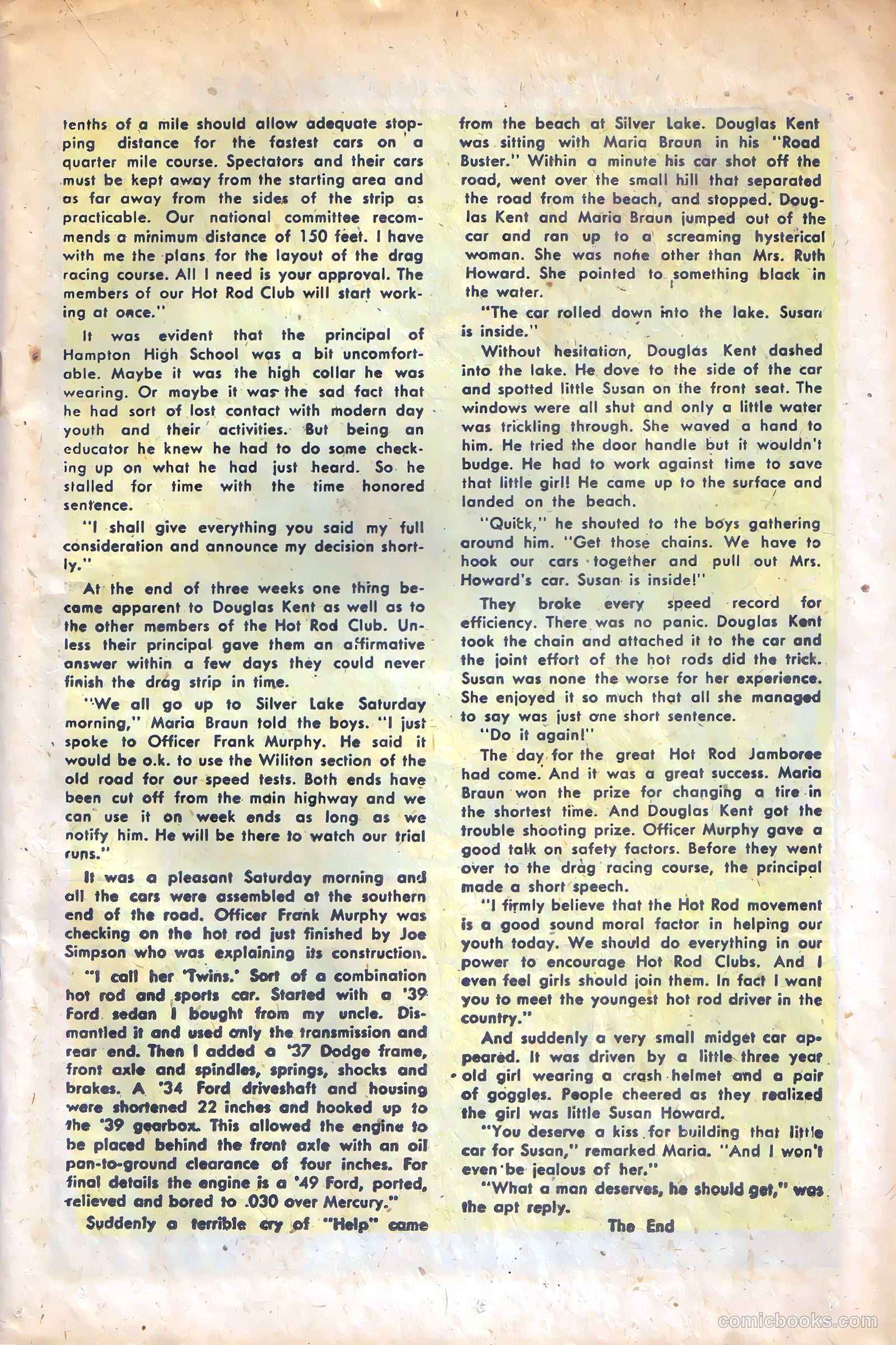 Hot Rods and Racing Cars #11 (1953) — page 21 of 36