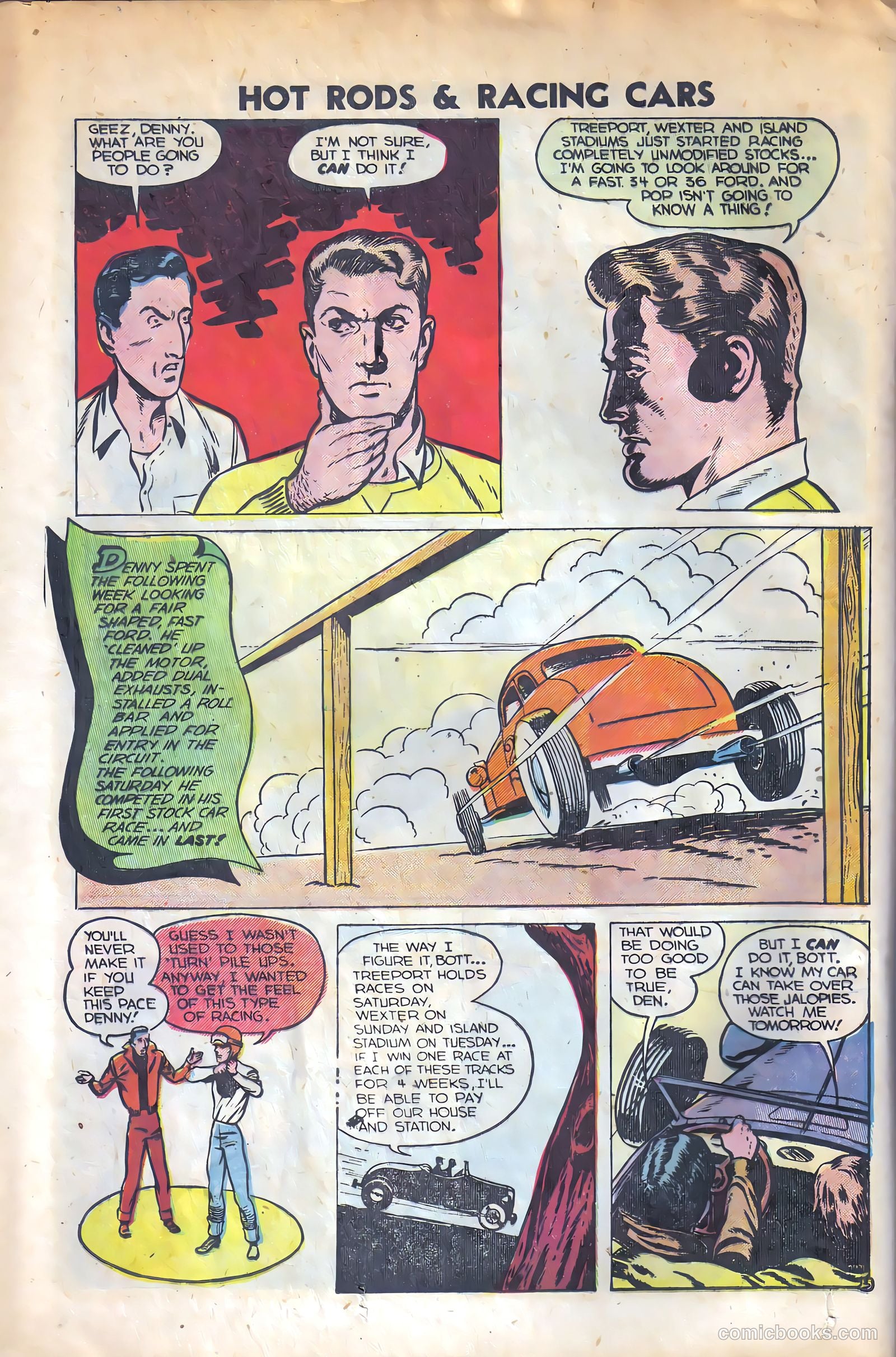 Hot Rods and Racing Cars #11 (1953) — page 24 of 36