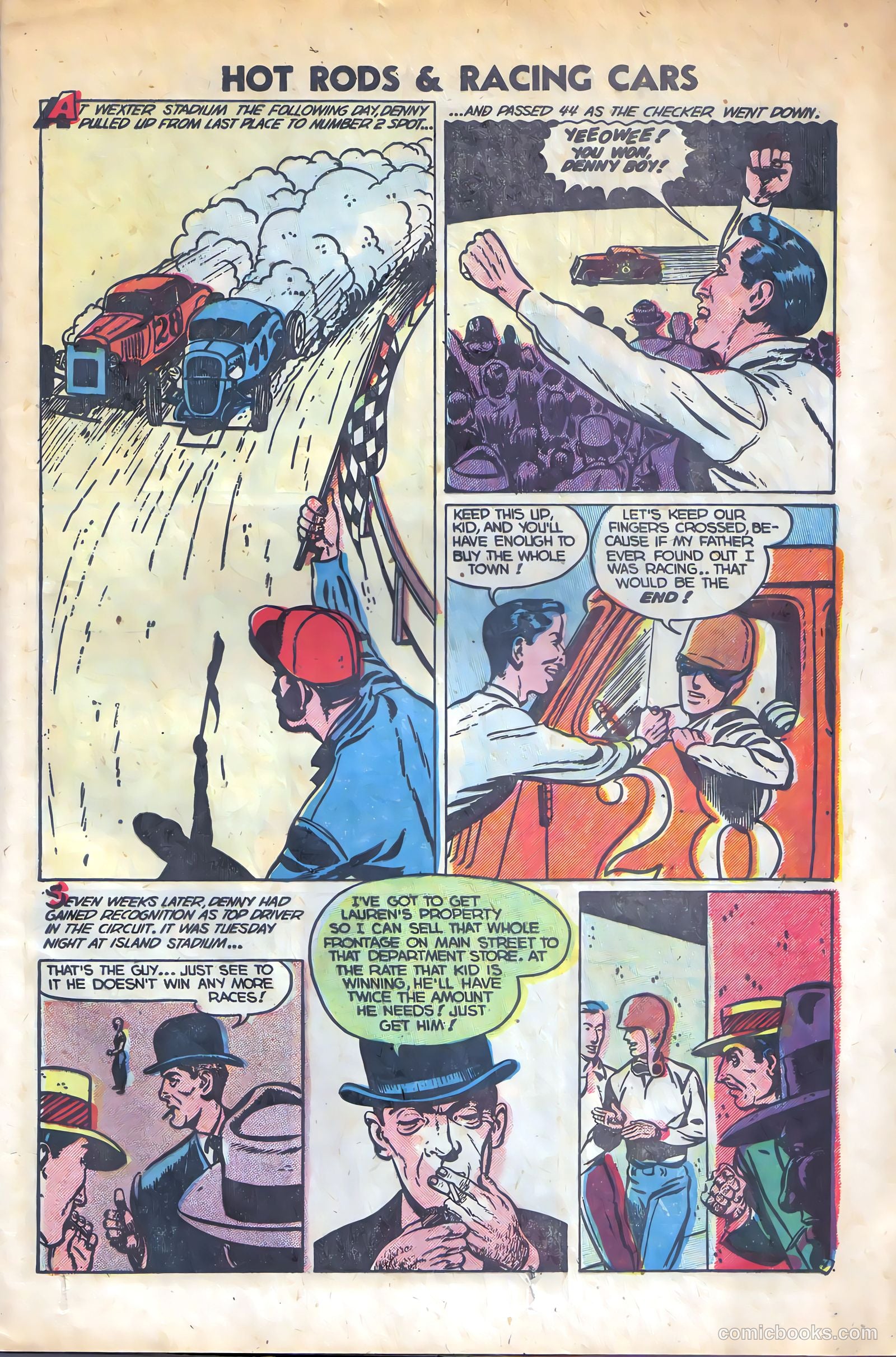 Hot Rods and Racing Cars #11 (1953) — page 25 of 36