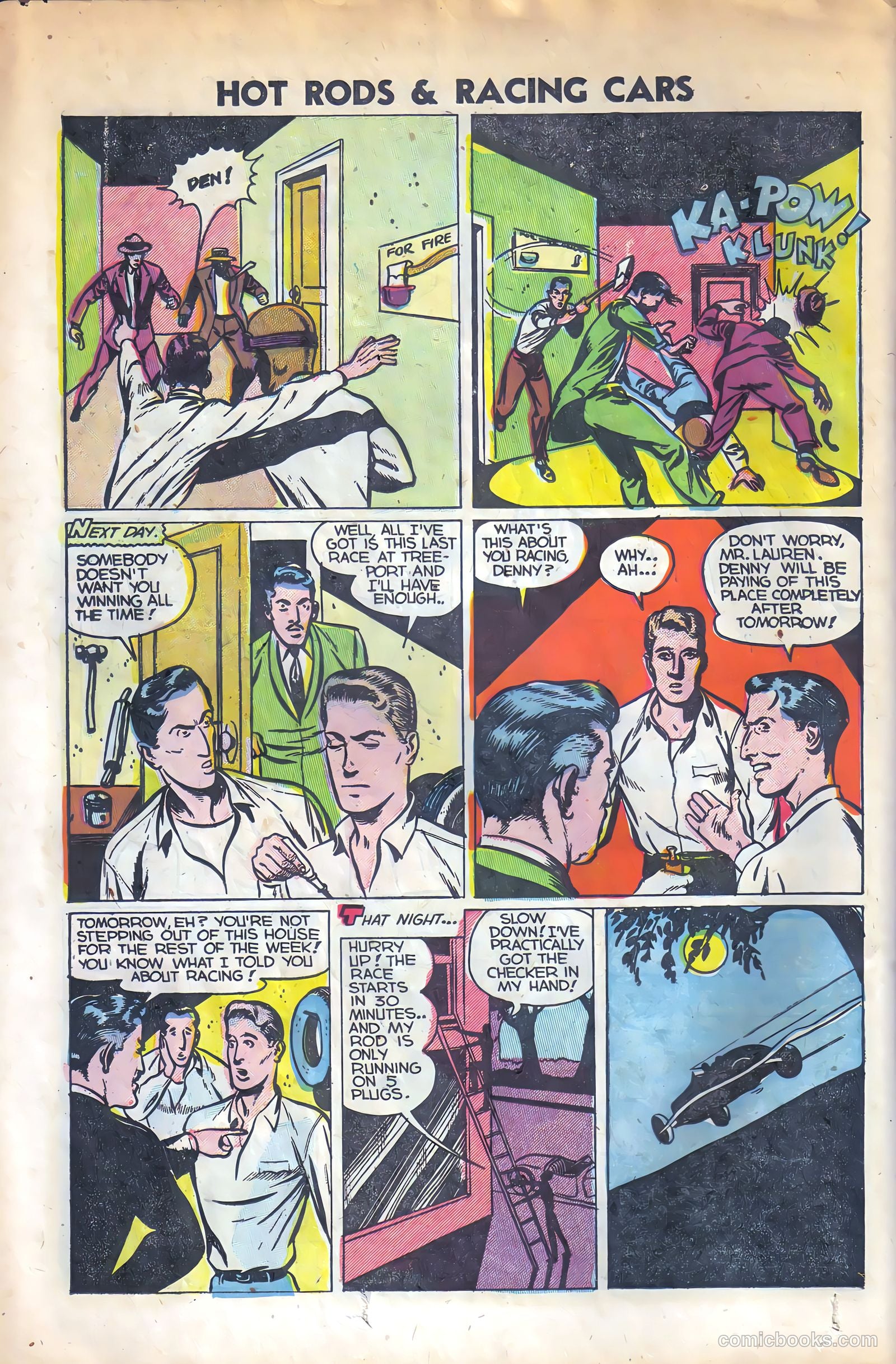 Hot Rods and Racing Cars #11 (1953) — page 26 of 36