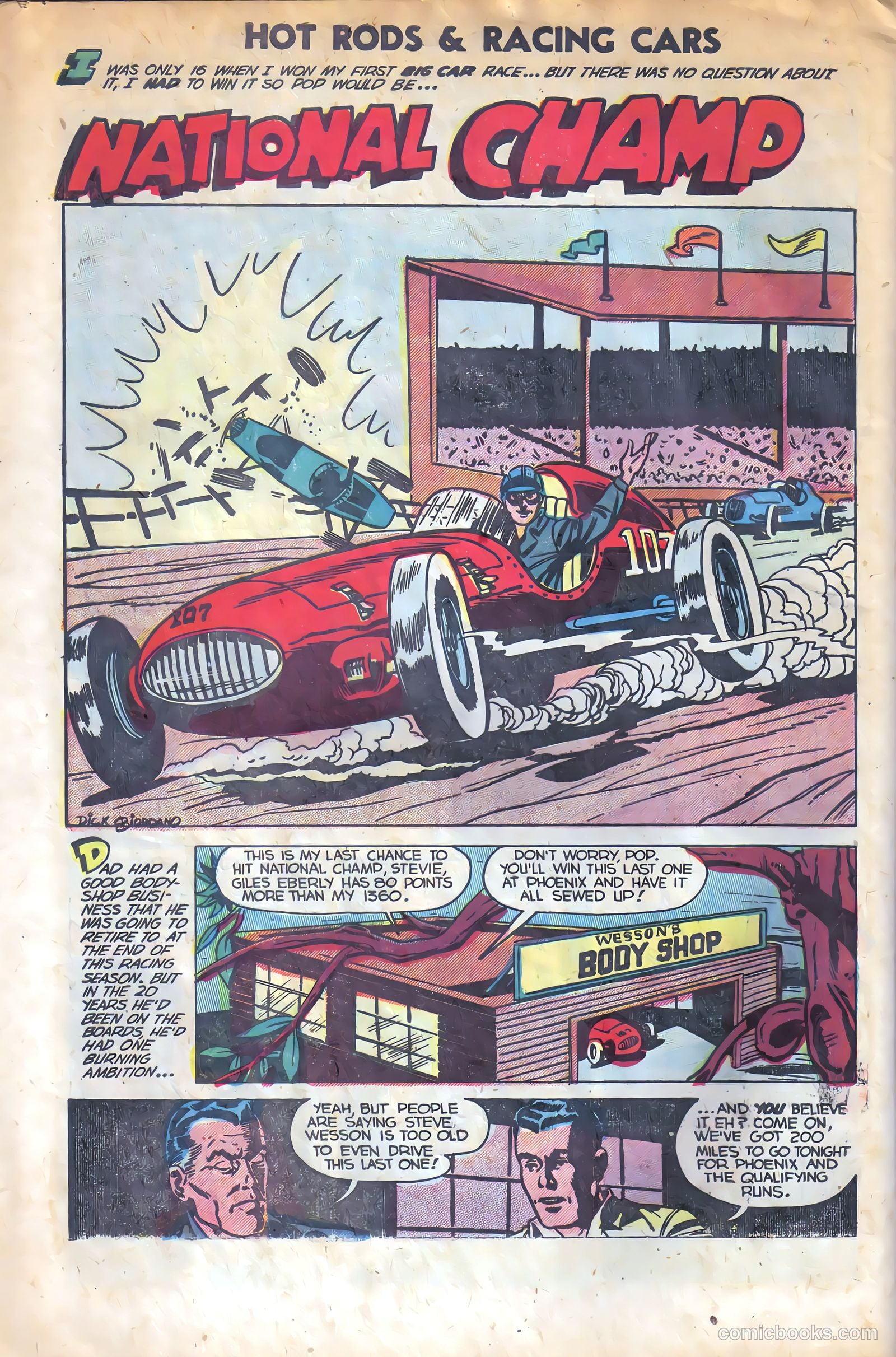 Hot Rods and Racing Cars #11 (1953) — page 28 of 36