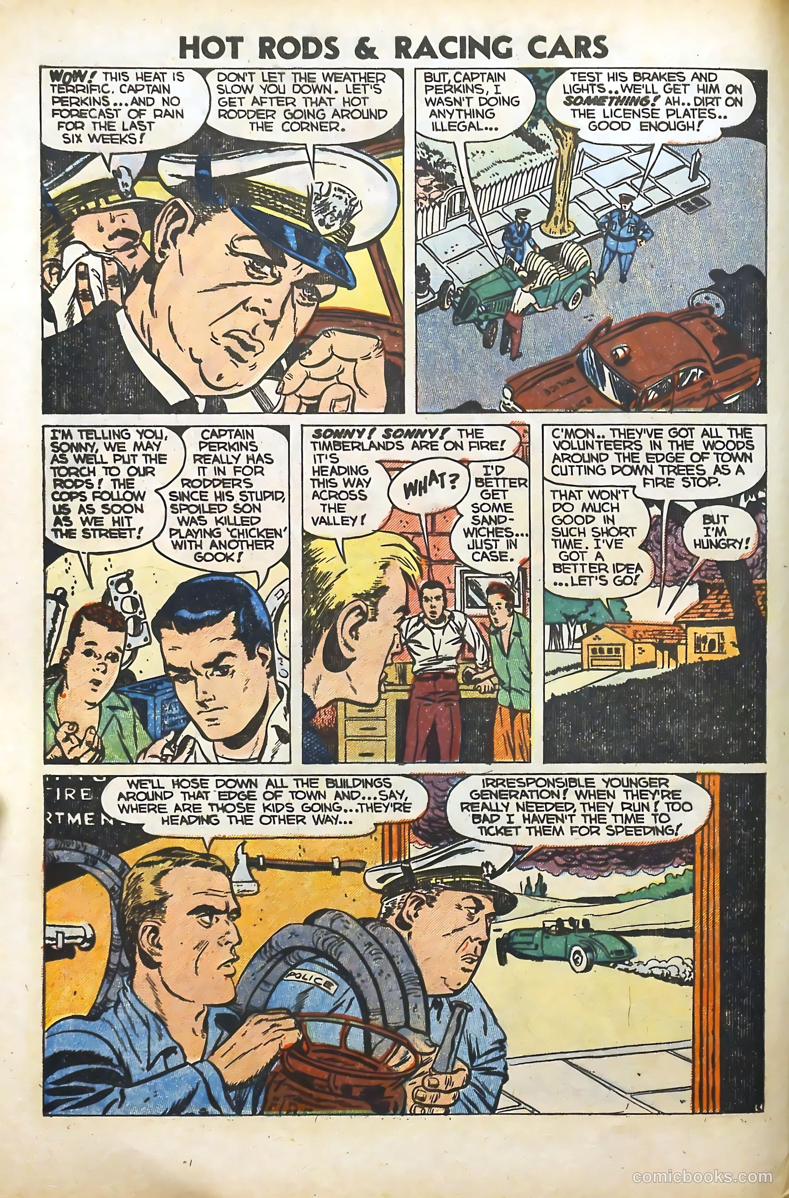 Hot Rods and Racing Cars #12 (1953) — page 4 of 36