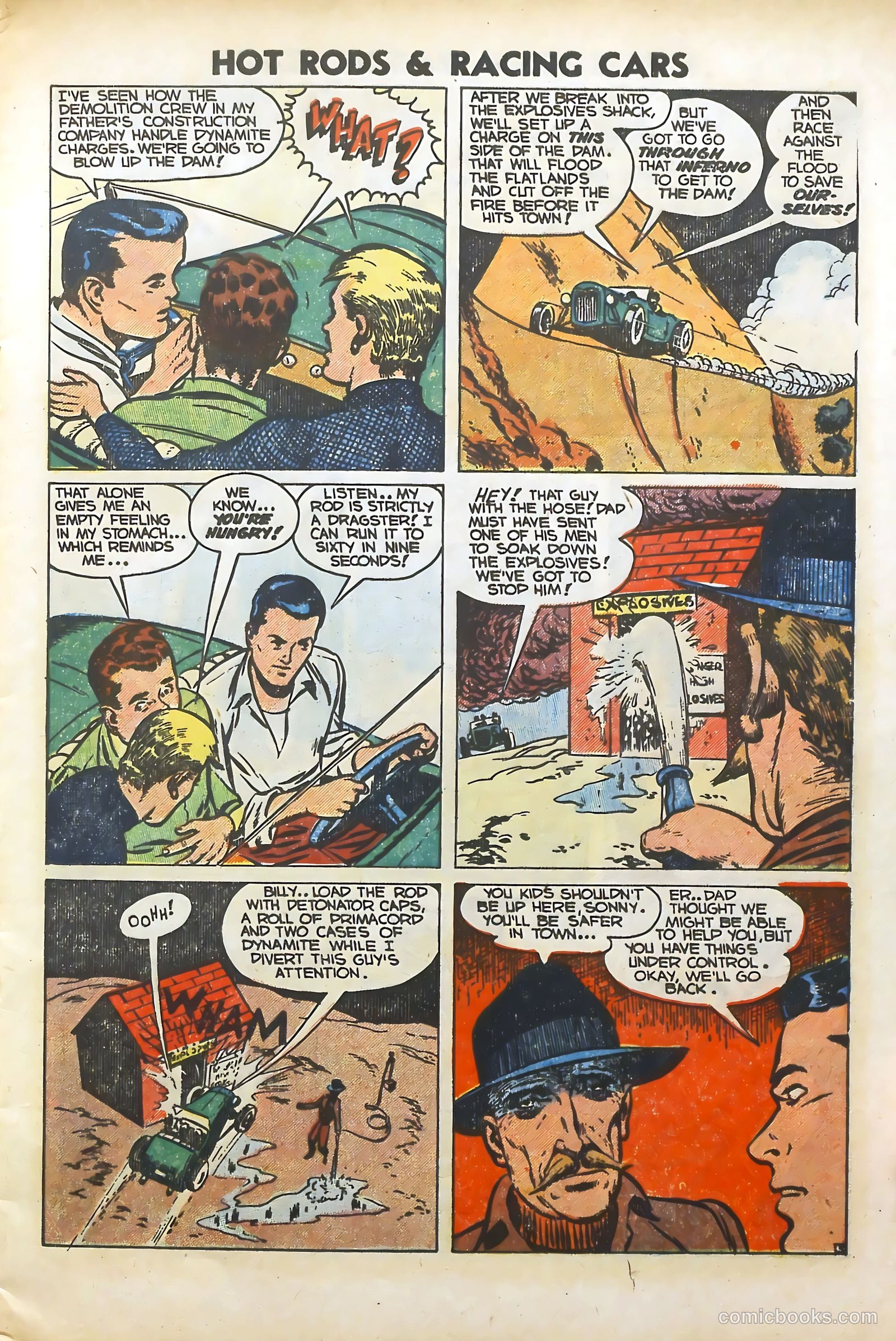 Hot Rods and Racing Cars #12 (1953) — page 5 of 36