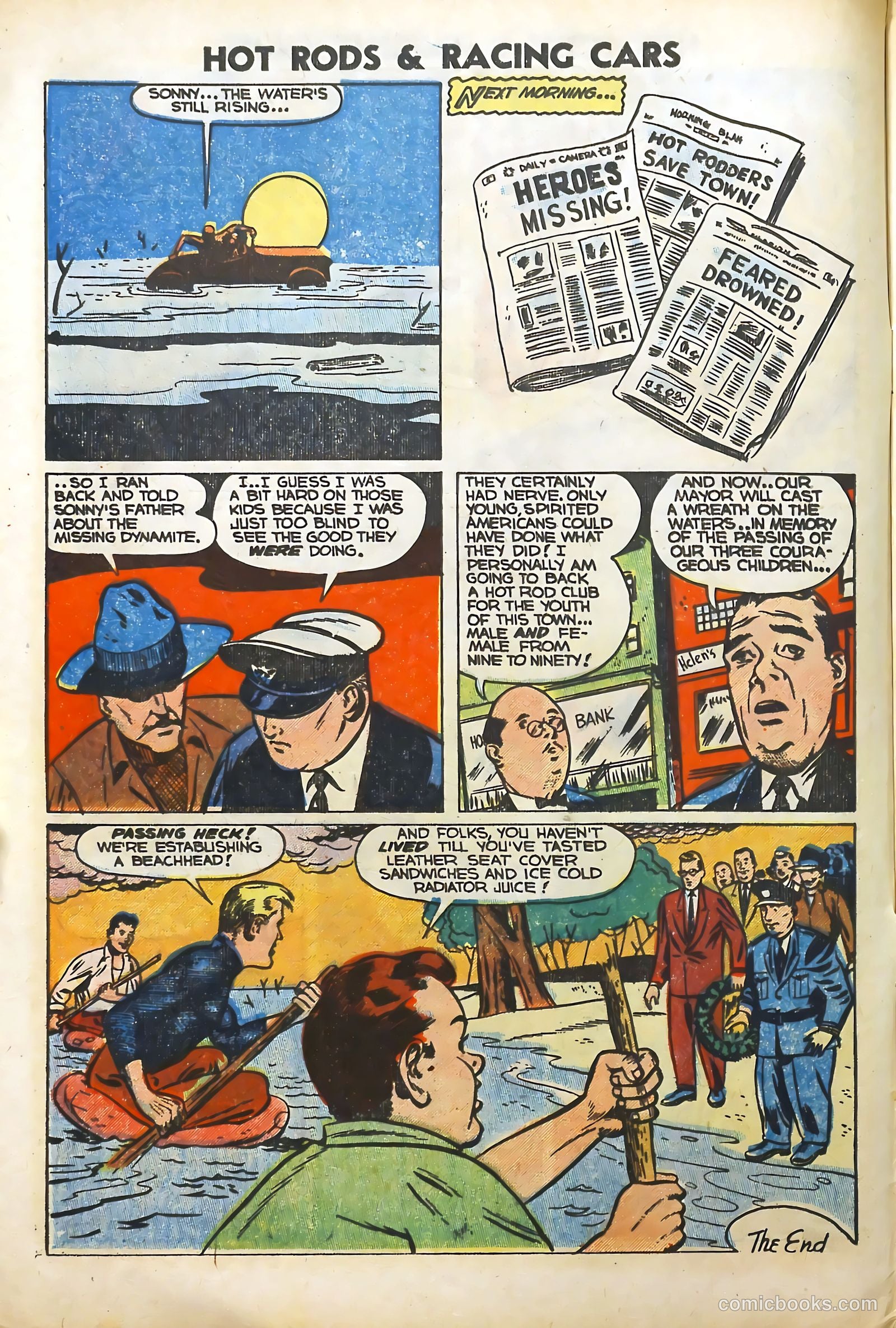 Hot Rods and Racing Cars #12 (1953) — page 8 of 36