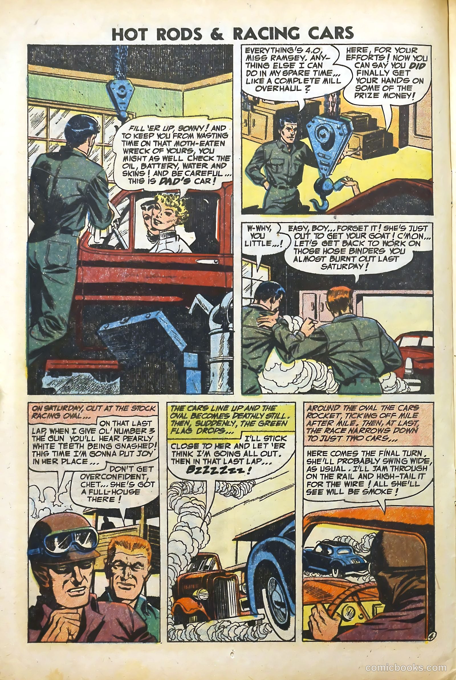 Hot Rods and Racing Cars #12 (1953) — page 12 of 36