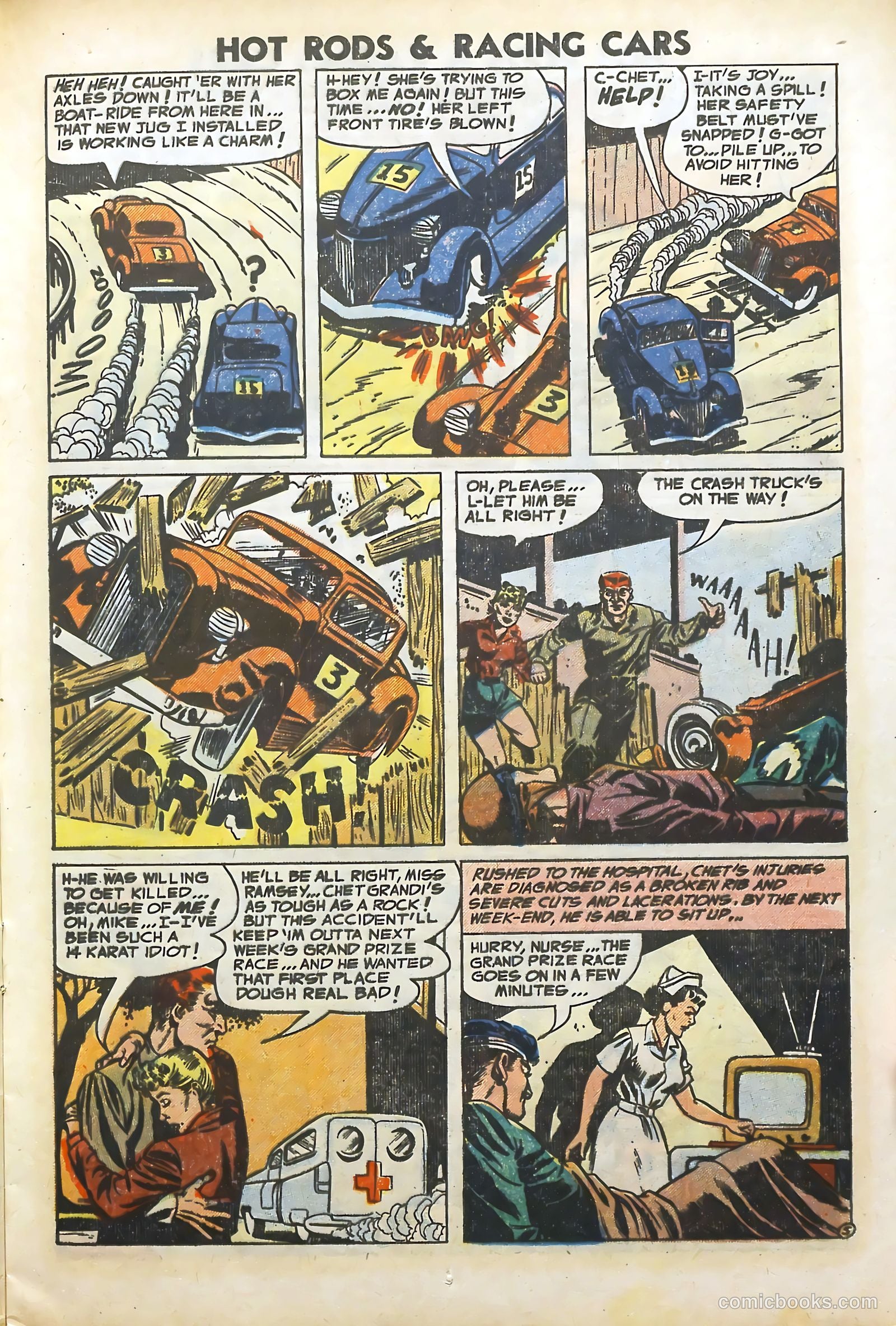 Hot Rods and Racing Cars #12 (1953) — page 13 of 36