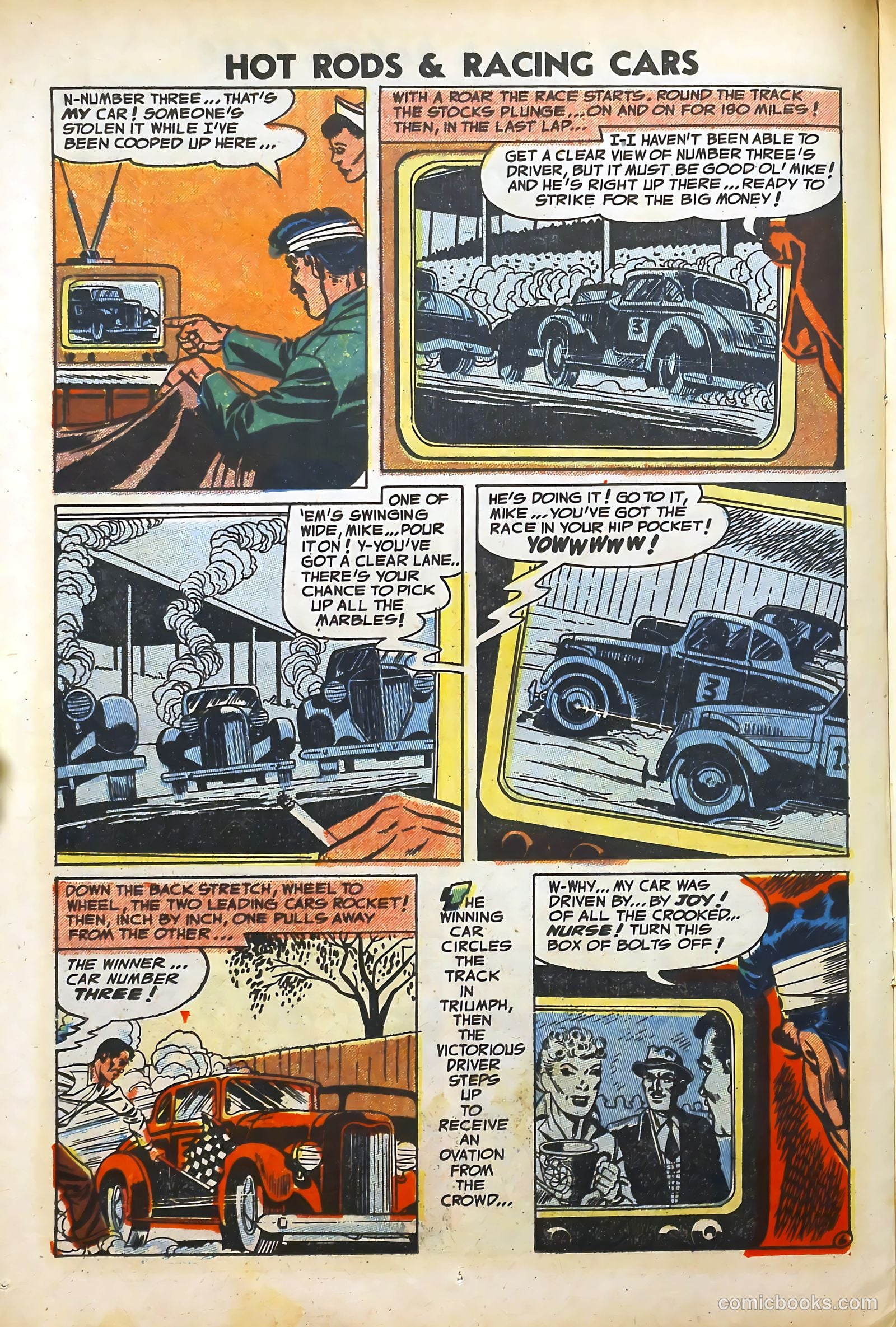Hot Rods and Racing Cars #12 (1953) — page 14 of 36