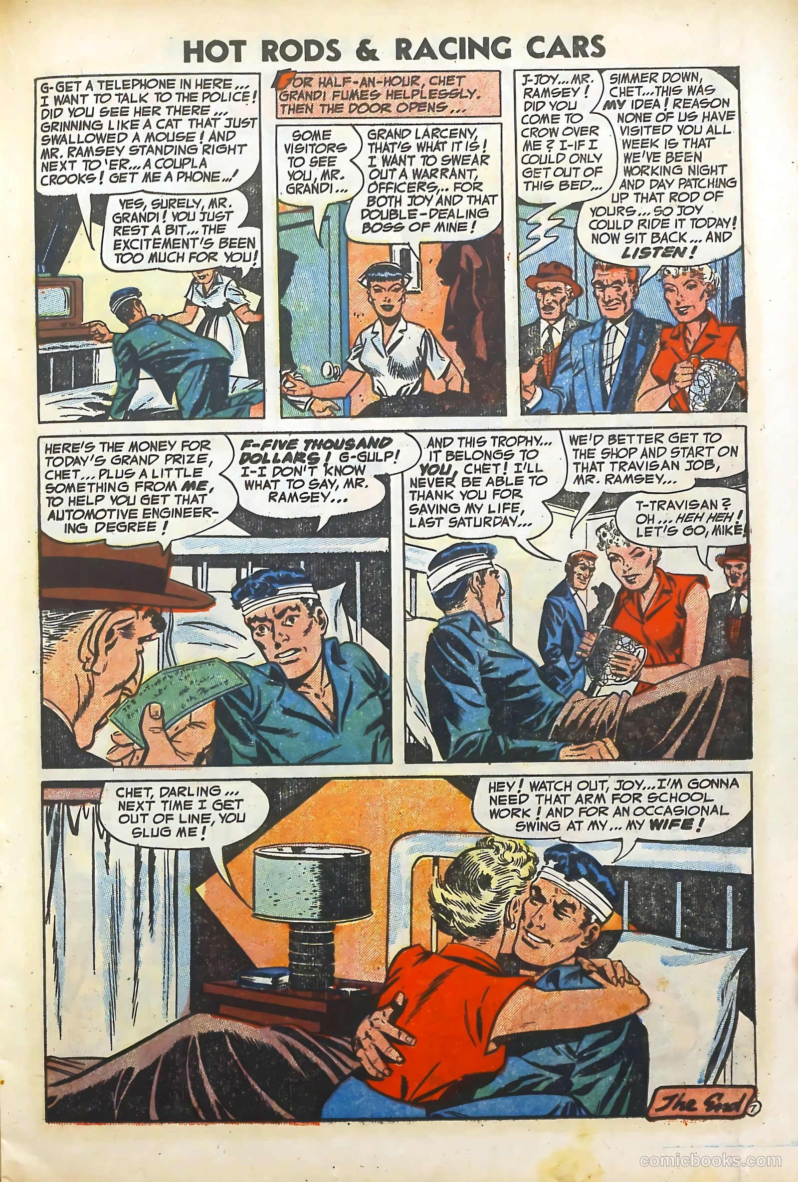 Hot Rods and Racing Cars #12 (1953) — page 15 of 36