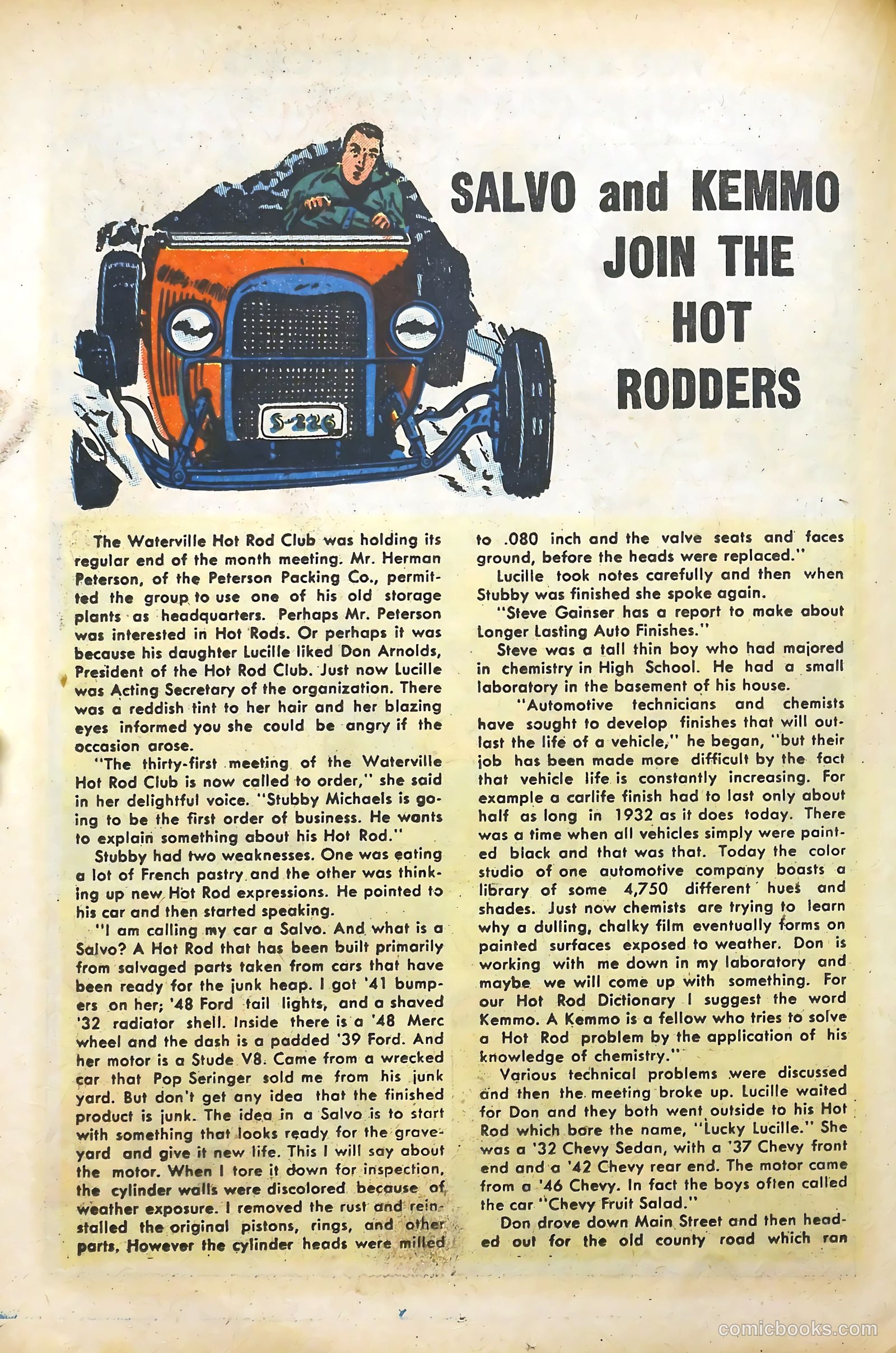 Hot Rods and Racing Cars #12 (1953) — page 18 of 36