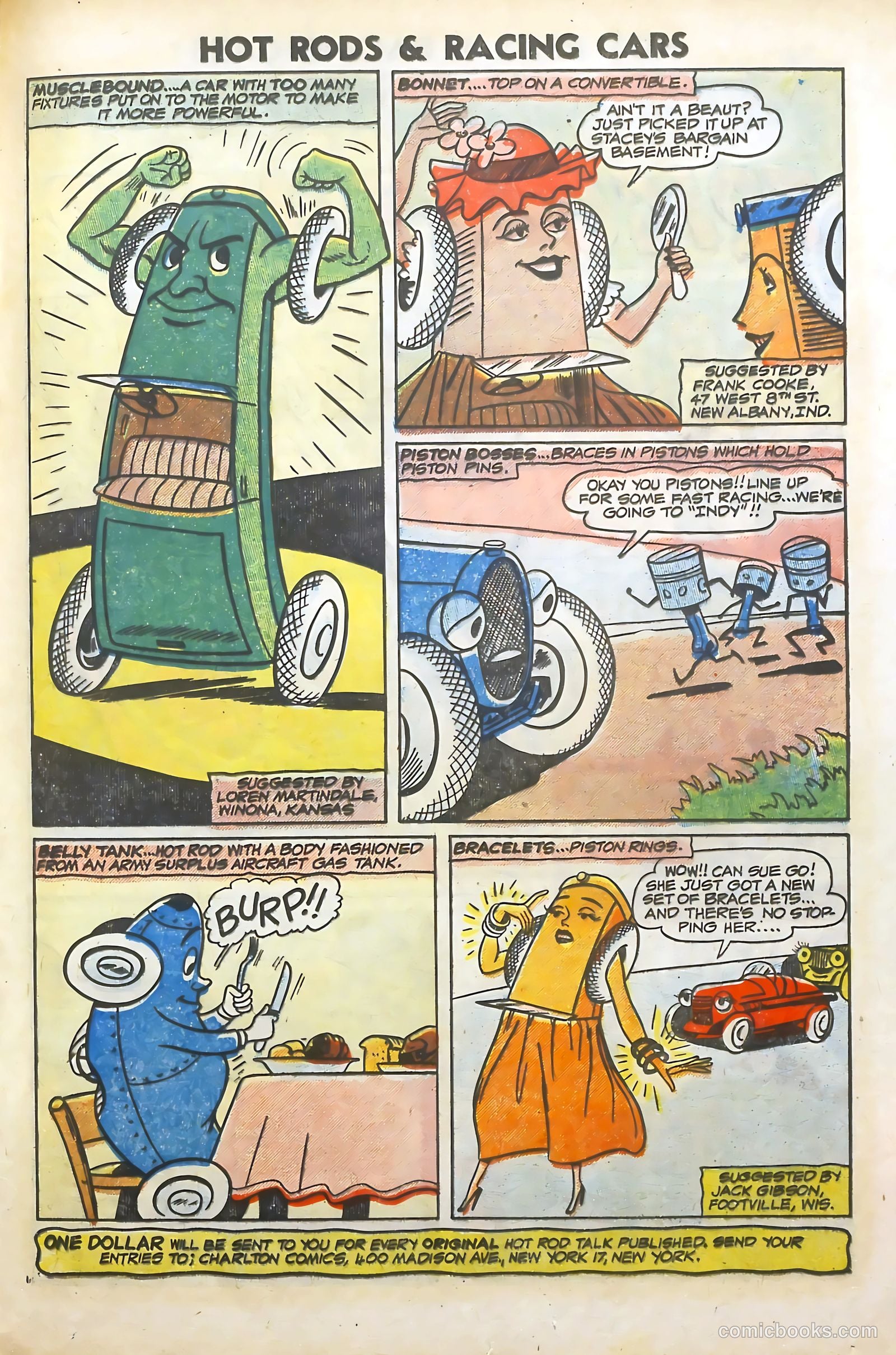 Hot Rods and Racing Cars #12 (1953) — page 21 of 36