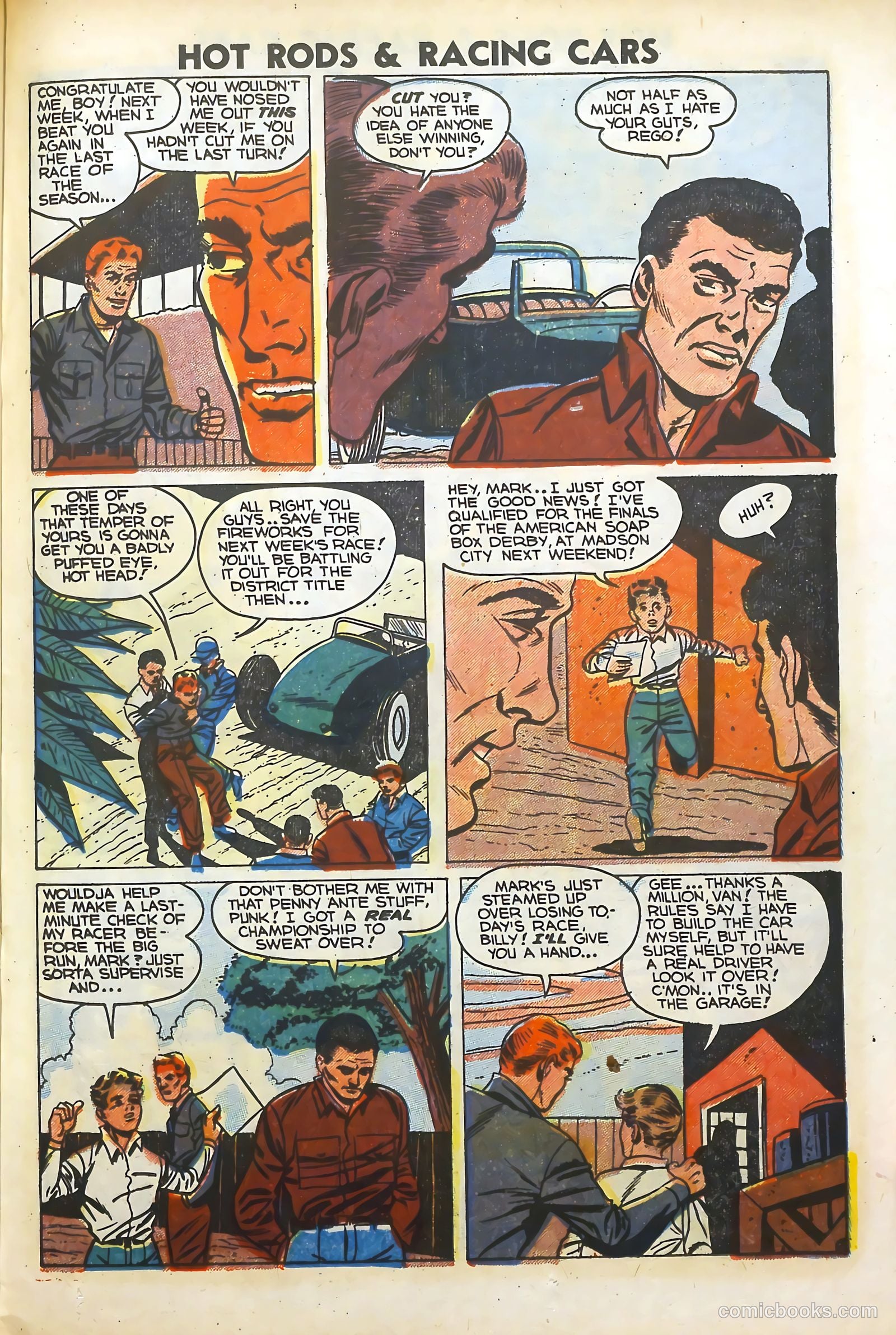 Hot Rods and Racing Cars #12 (1953) — page 23 of 36