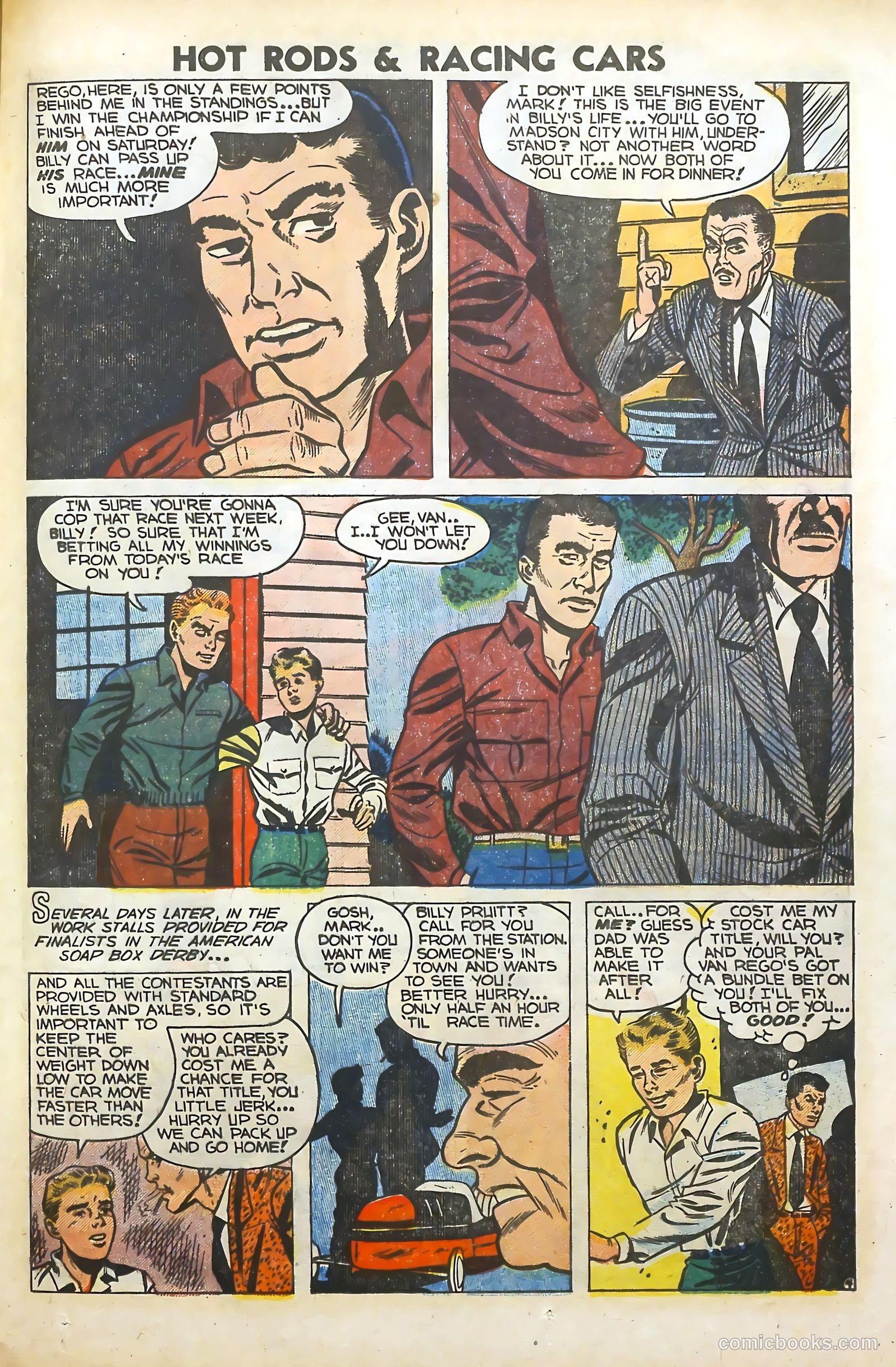 Hot Rods and Racing Cars #12 (1953) — page 25 of 36