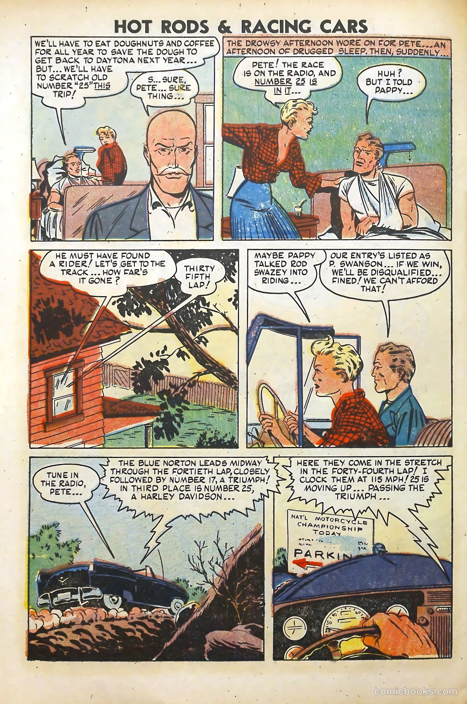 Hot Rods and Racing Cars #12 (1953) — page 30 of 36