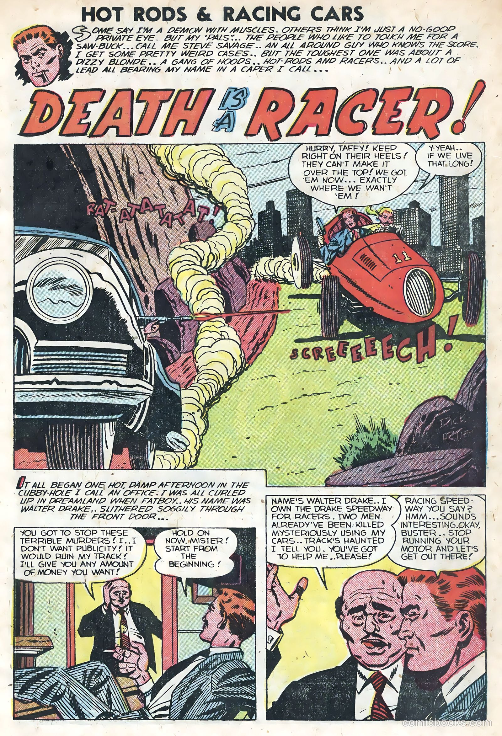 Hot Rods and Racing Cars #13 (1953) — page 3 of 36
