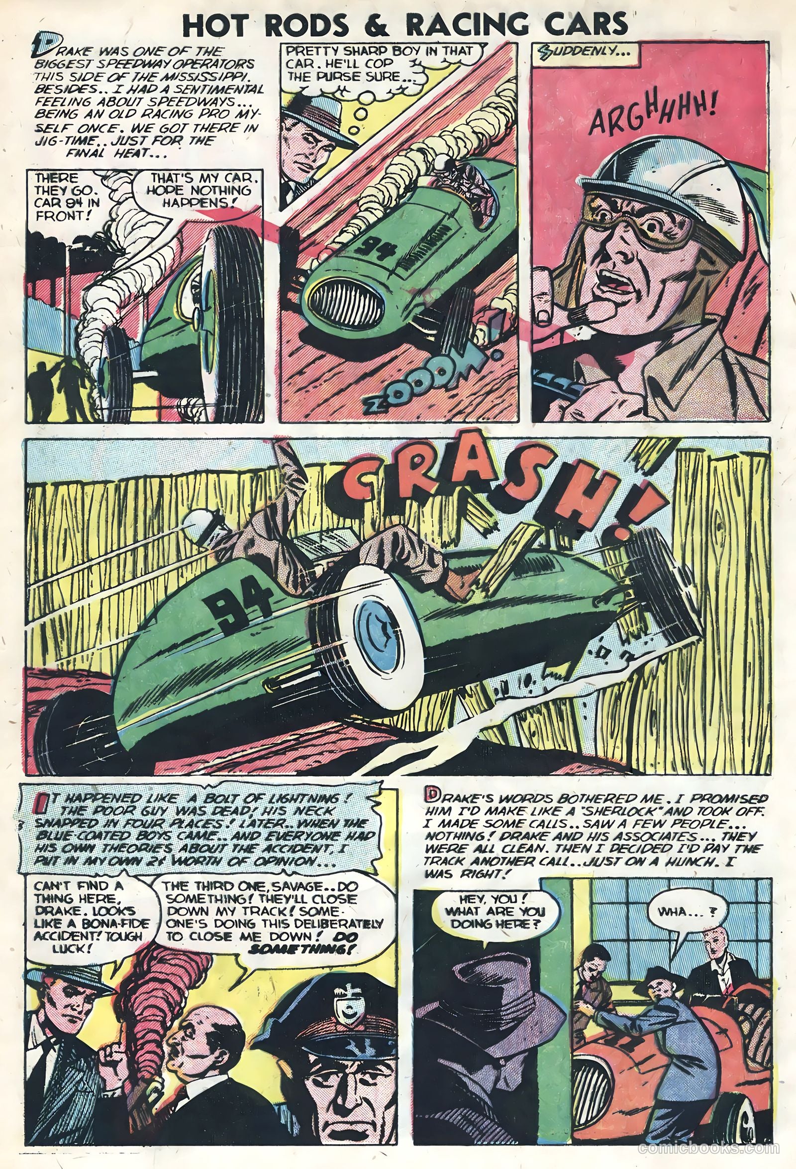 Hot Rods and Racing Cars #13 (1953) — page 4 of 36