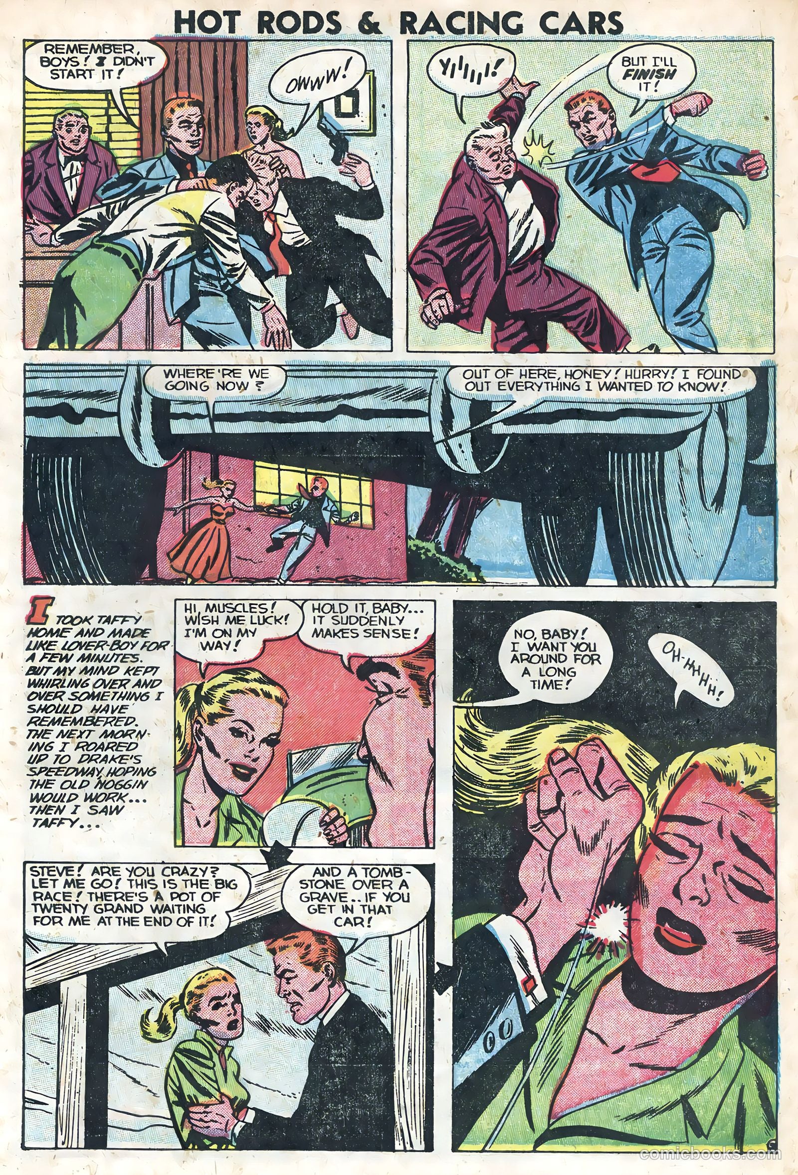 Hot Rods and Racing Cars #13 (1953) — page 7 of 36