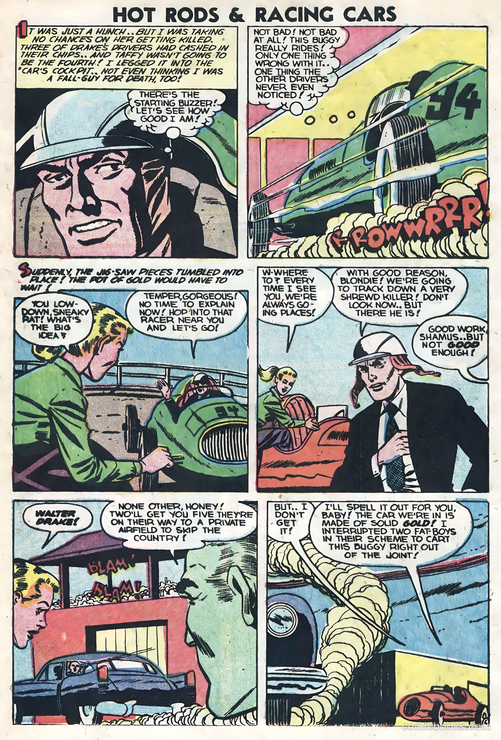 Hot Rods and Racing Cars #13 (1953) — page 8 of 36
