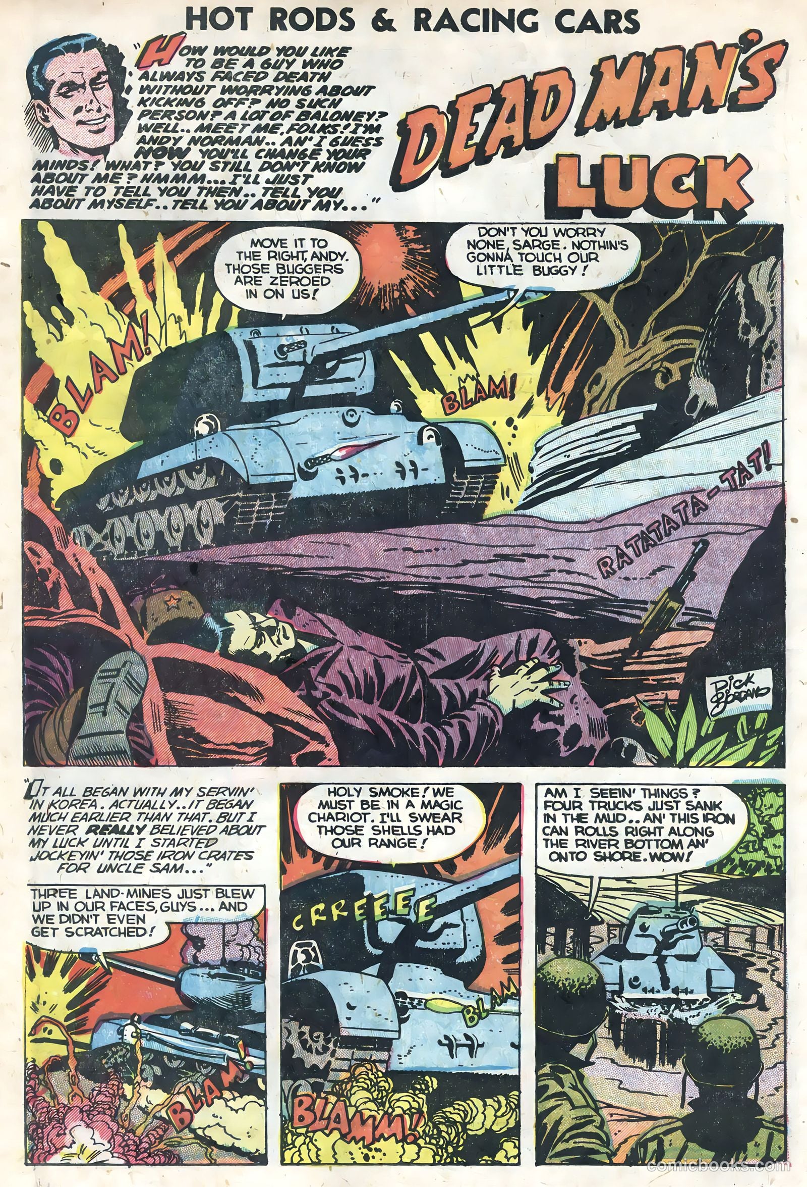 Hot Rods and Racing Cars #13 (1953) — page 10 of 36