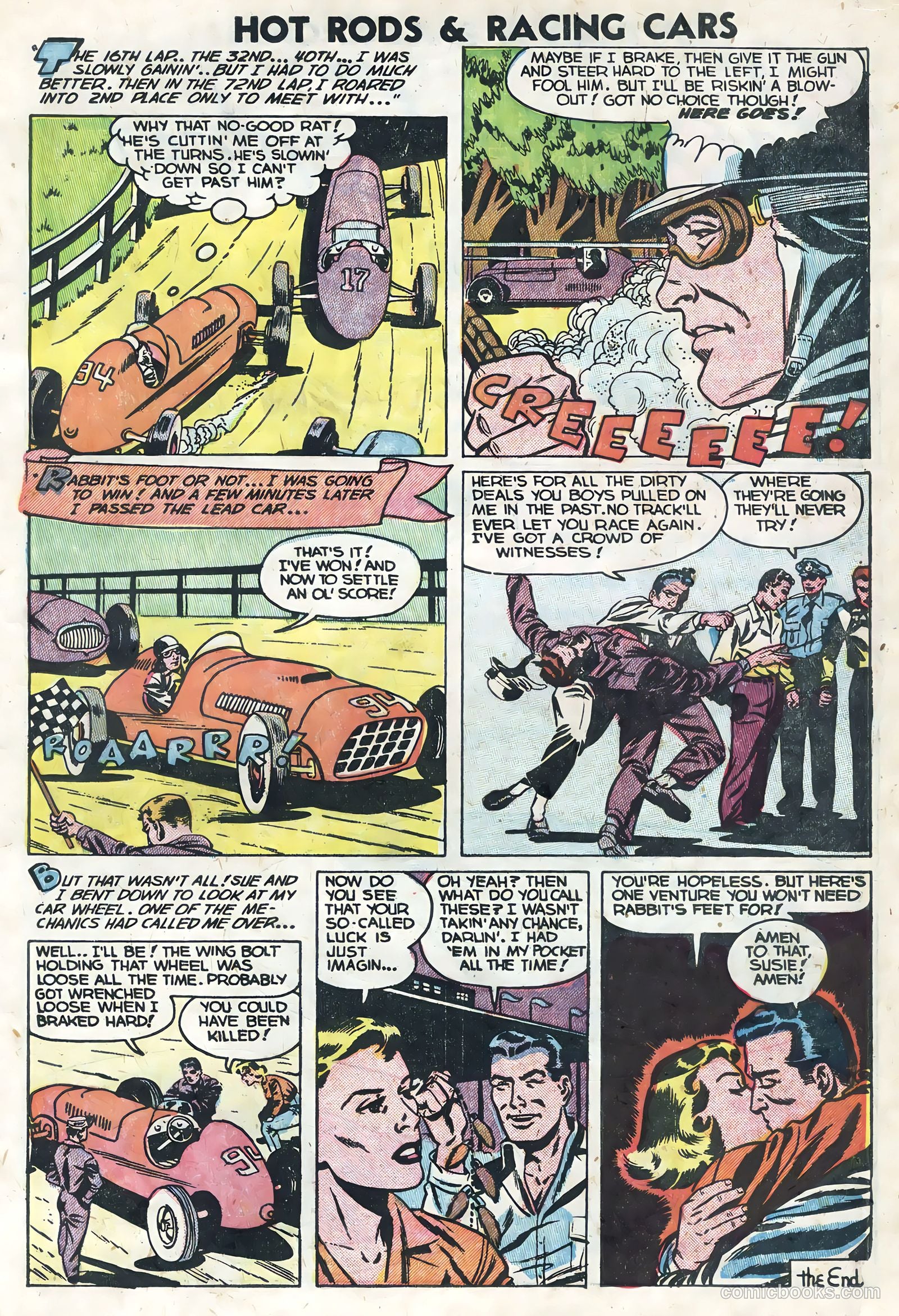 Hot Rods and Racing Cars #13 (1953) — page 15 of 36