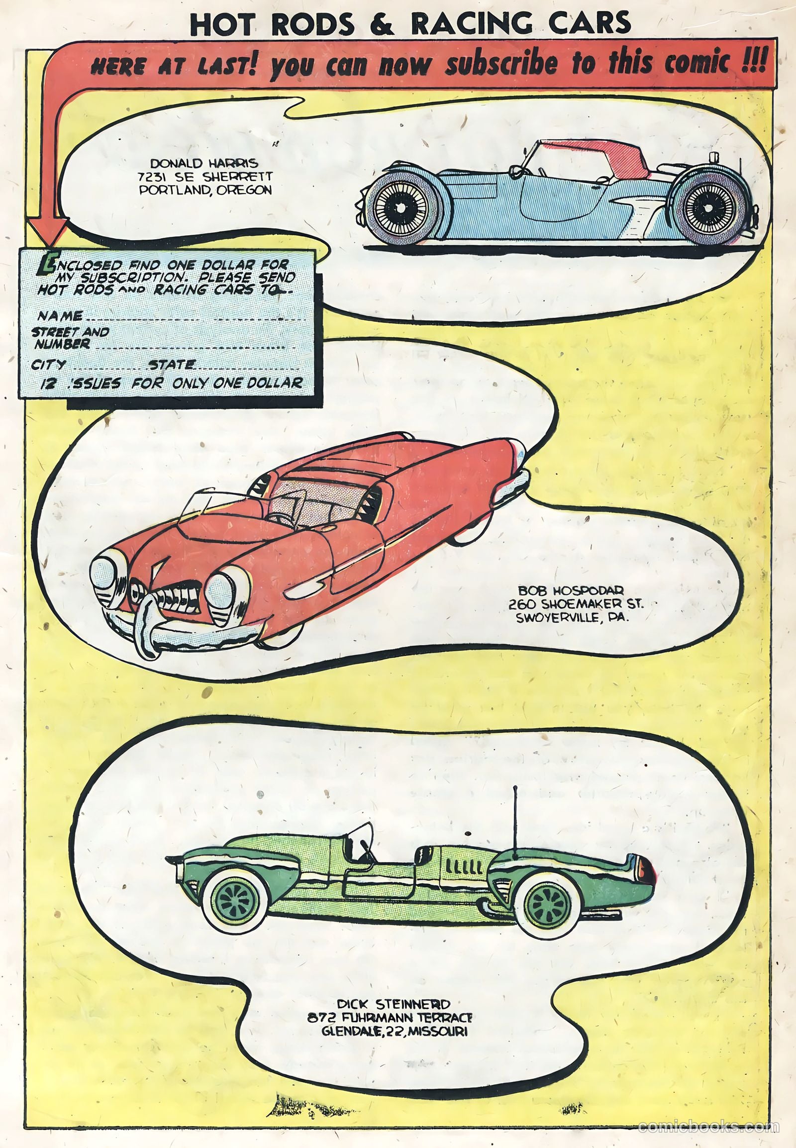 Hot Rods and Racing Cars #13 (1953) — page 17 of 36