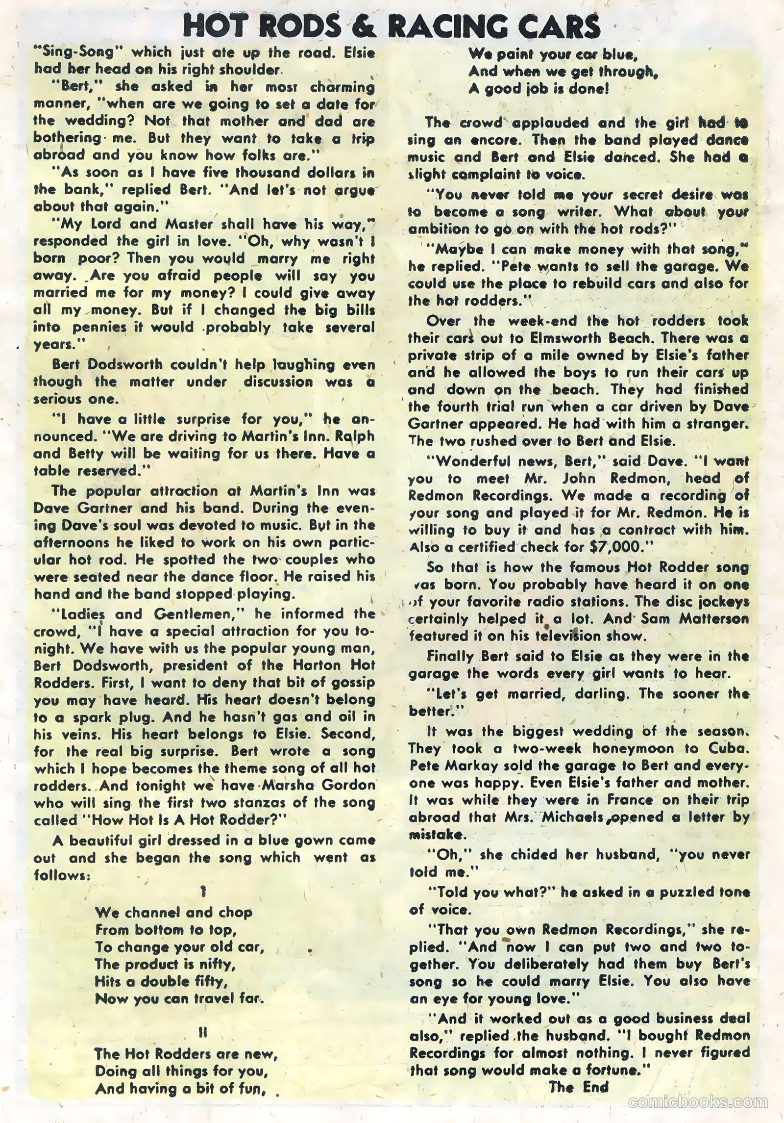 Hot Rods and Racing Cars #13 (1953) — page 19 of 36