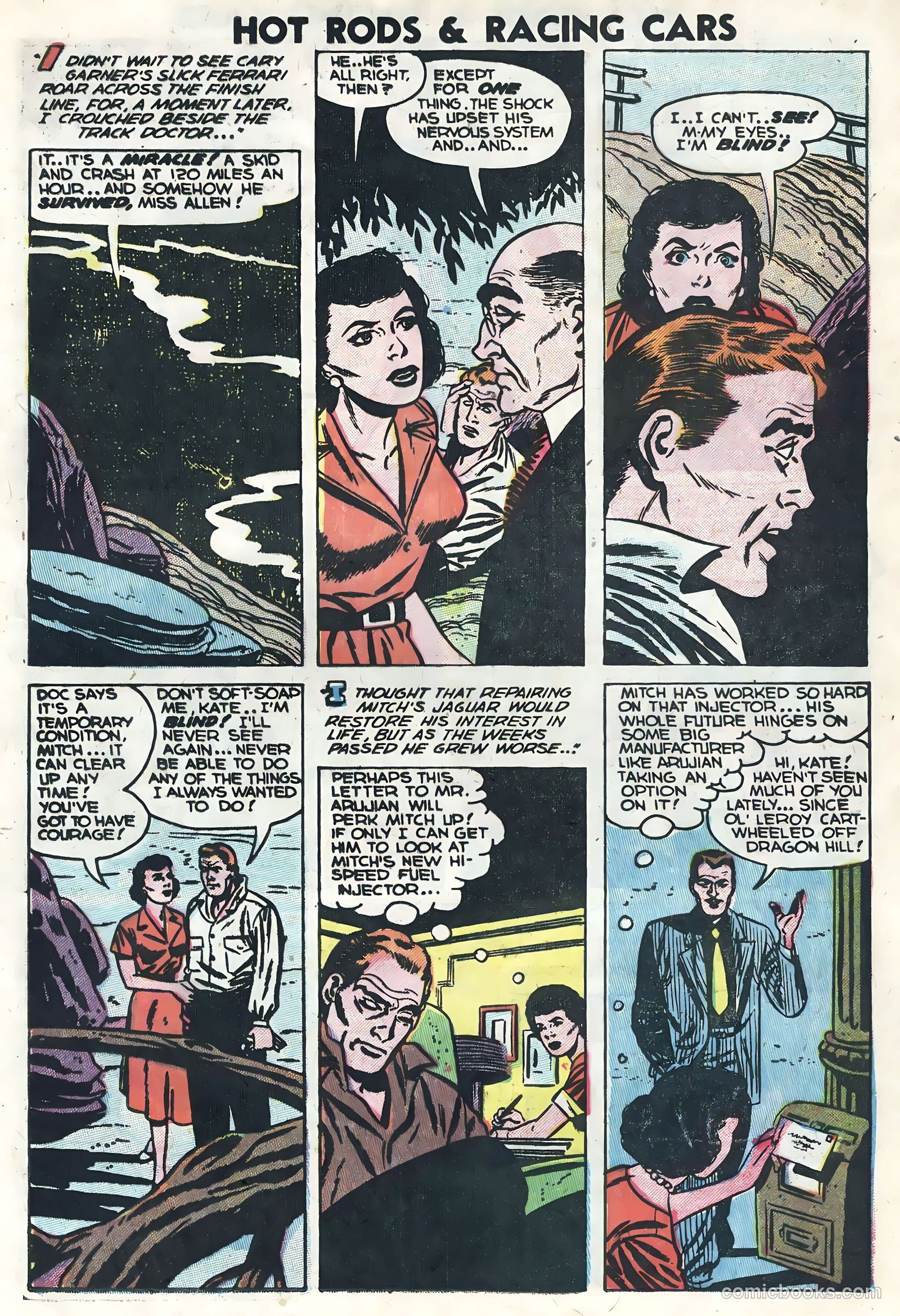 Hot Rods and Racing Cars #13 (1953) — page 21 of 36
