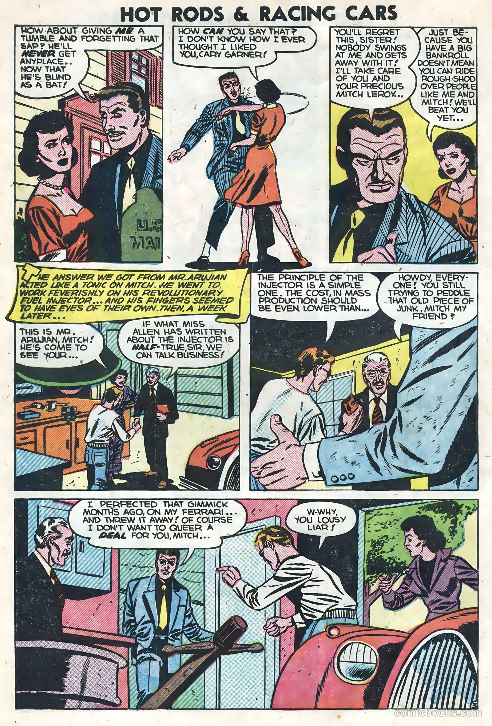 Hot Rods and Racing Cars #13 (1953) — page 22 of 36