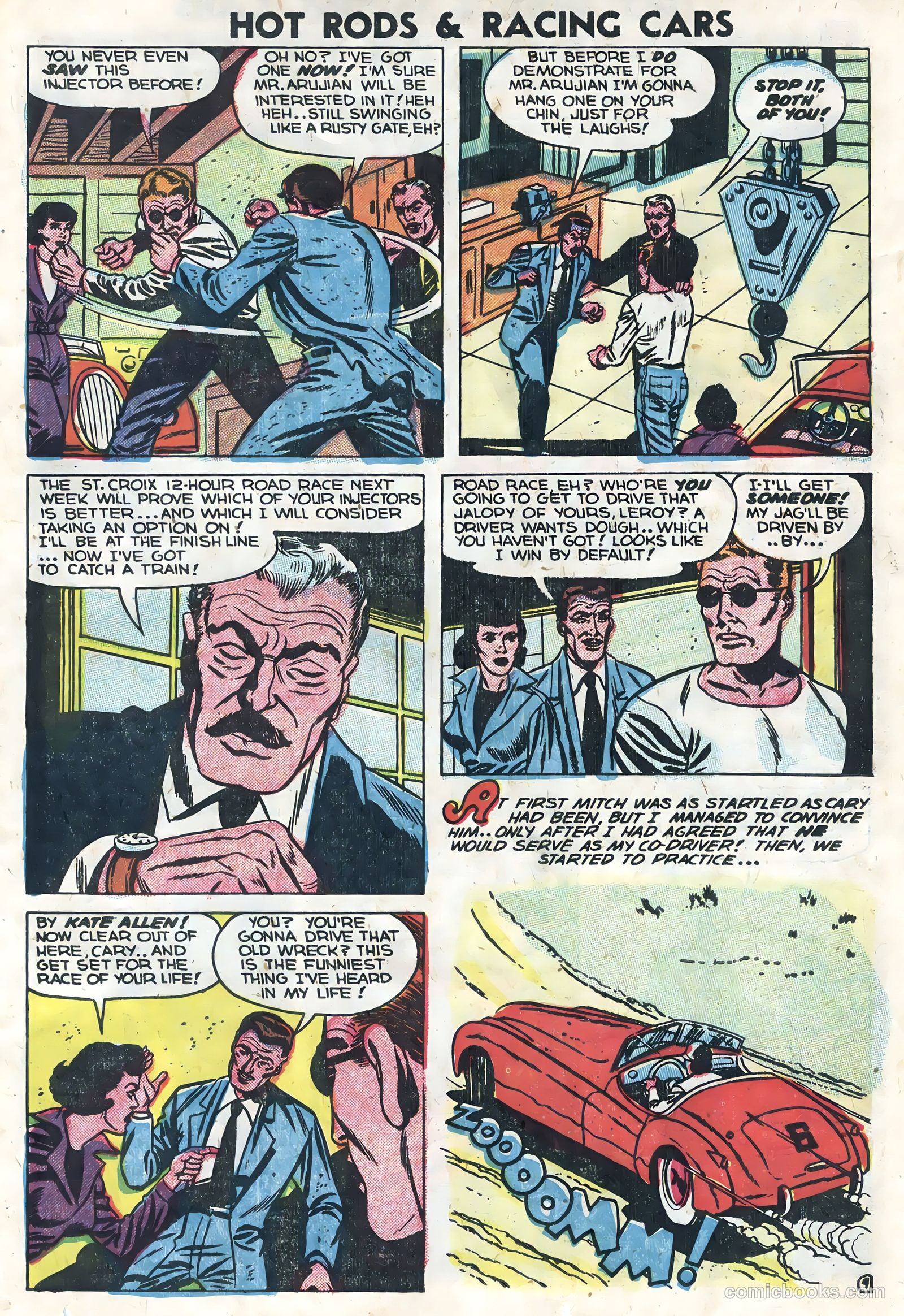Hot Rods and Racing Cars #13 (1953) — page 23 of 36