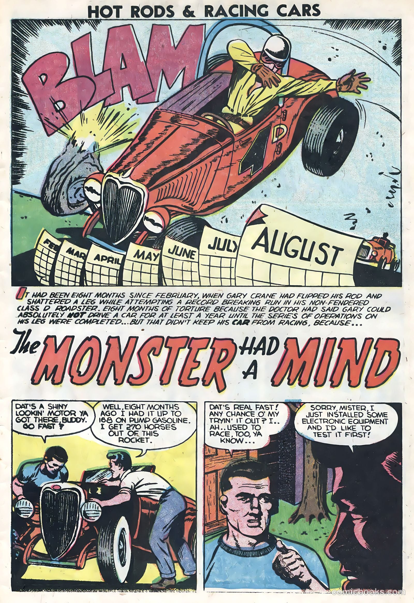 Hot Rods and Racing Cars #13 (1953) — page 29 of 36