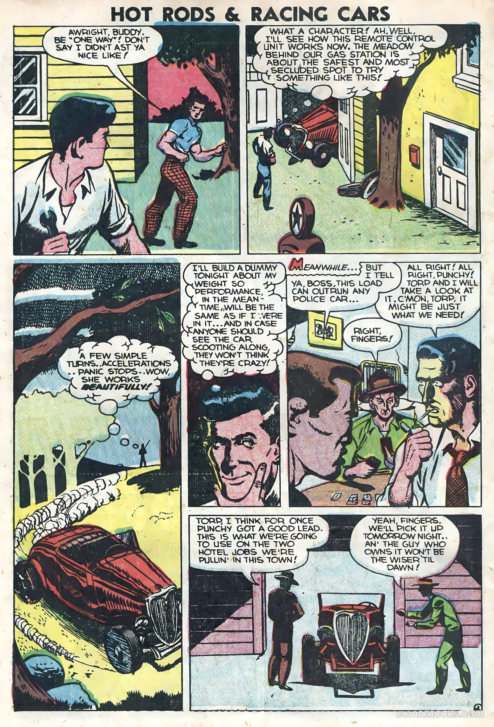 Hot Rods and Racing Cars #13 (1953) — page 30 of 36
