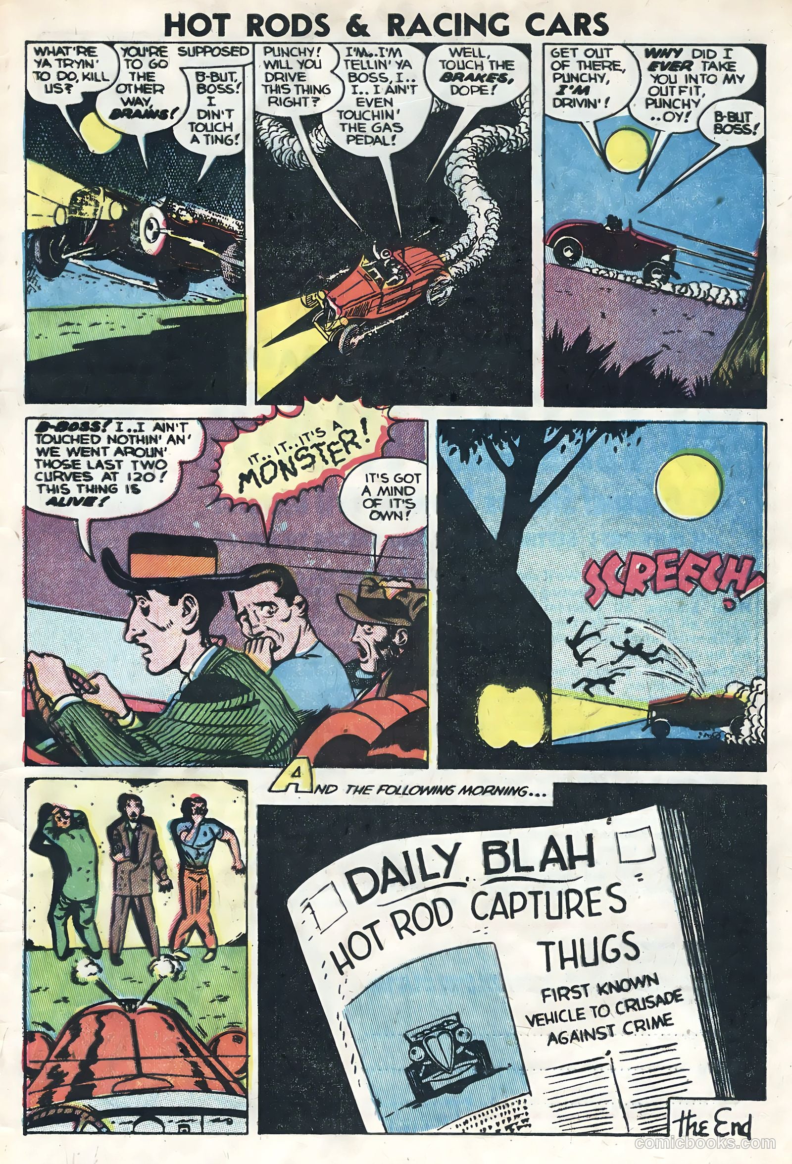 Hot Rods and Racing Cars #13 (1953) — page 33 of 36