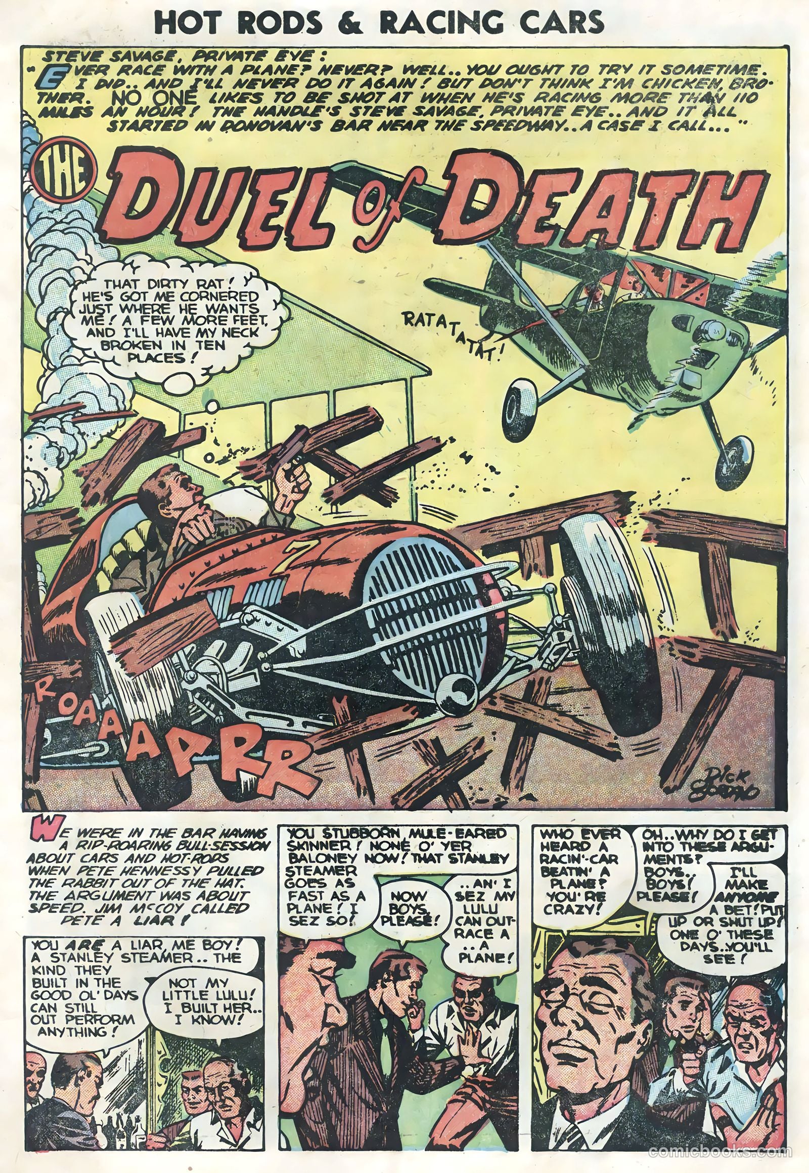 Hot Rods and Racing Cars #14 (1954) — page 3 of 36