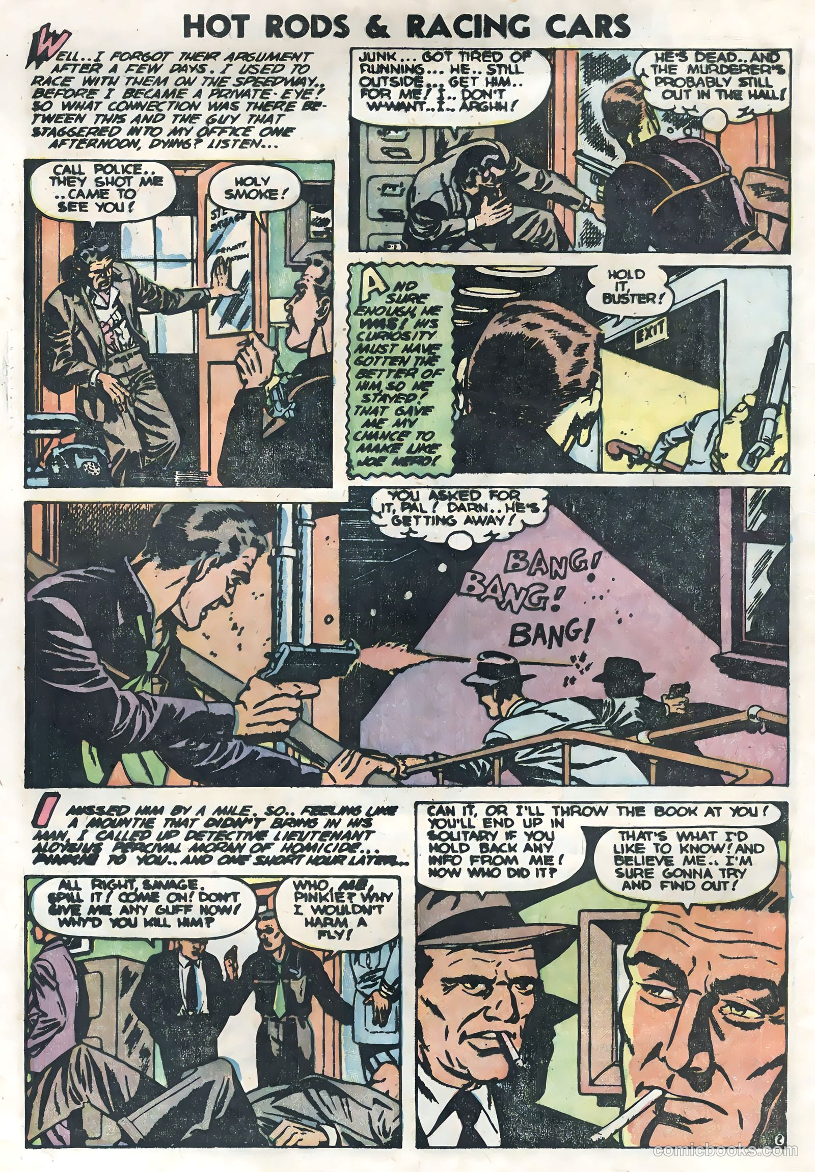 Hot Rods and Racing Cars #14 (1954) — page 4 of 36
