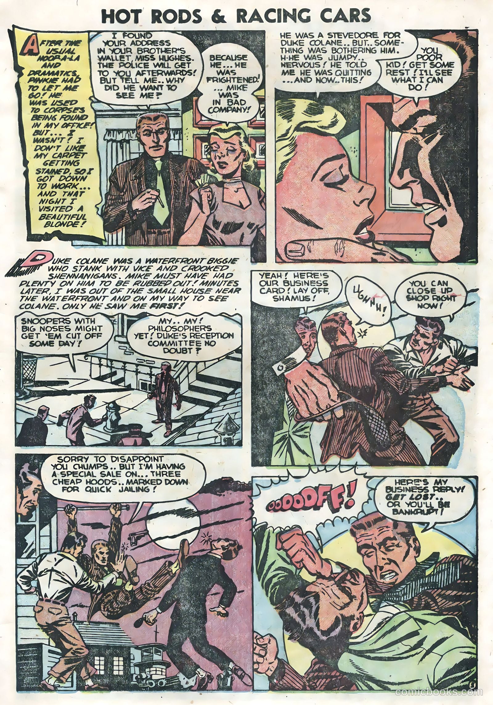 Hot Rods and Racing Cars #14 (1954) — page 5 of 36