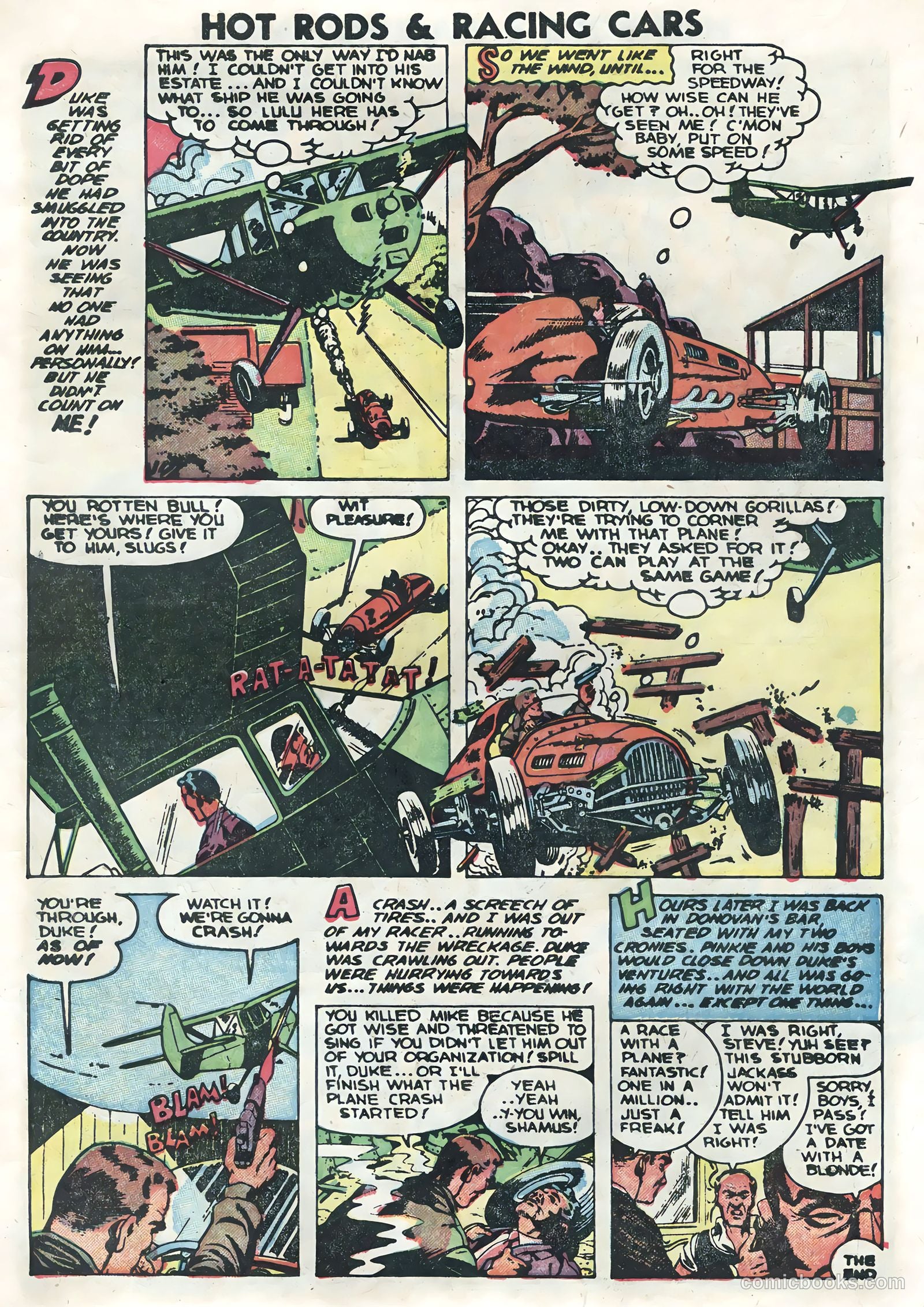 Hot Rods and Racing Cars #14 (1954) — page 7 of 36