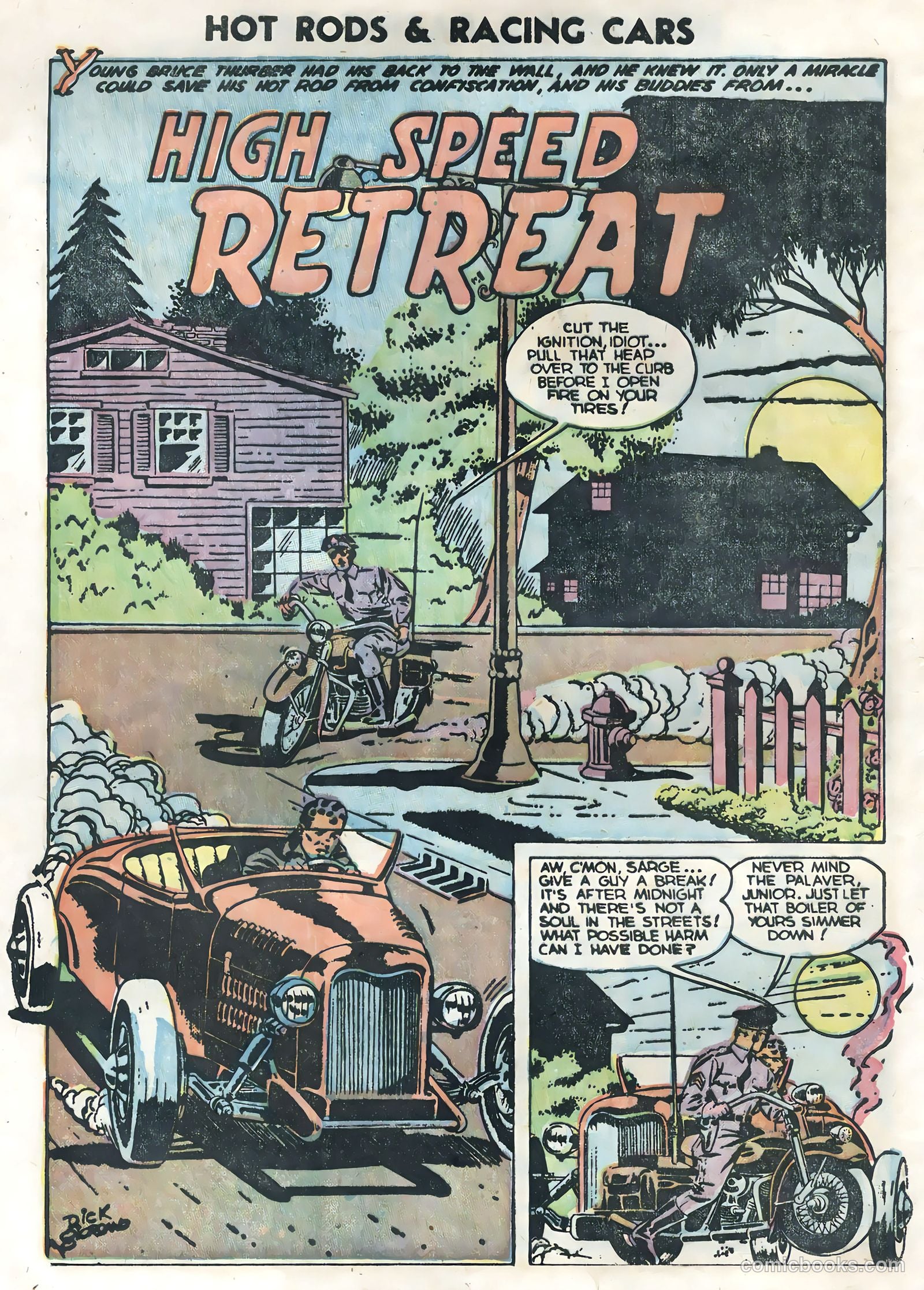 Hot Rods and Racing Cars #14 (1954) — page 8 of 36