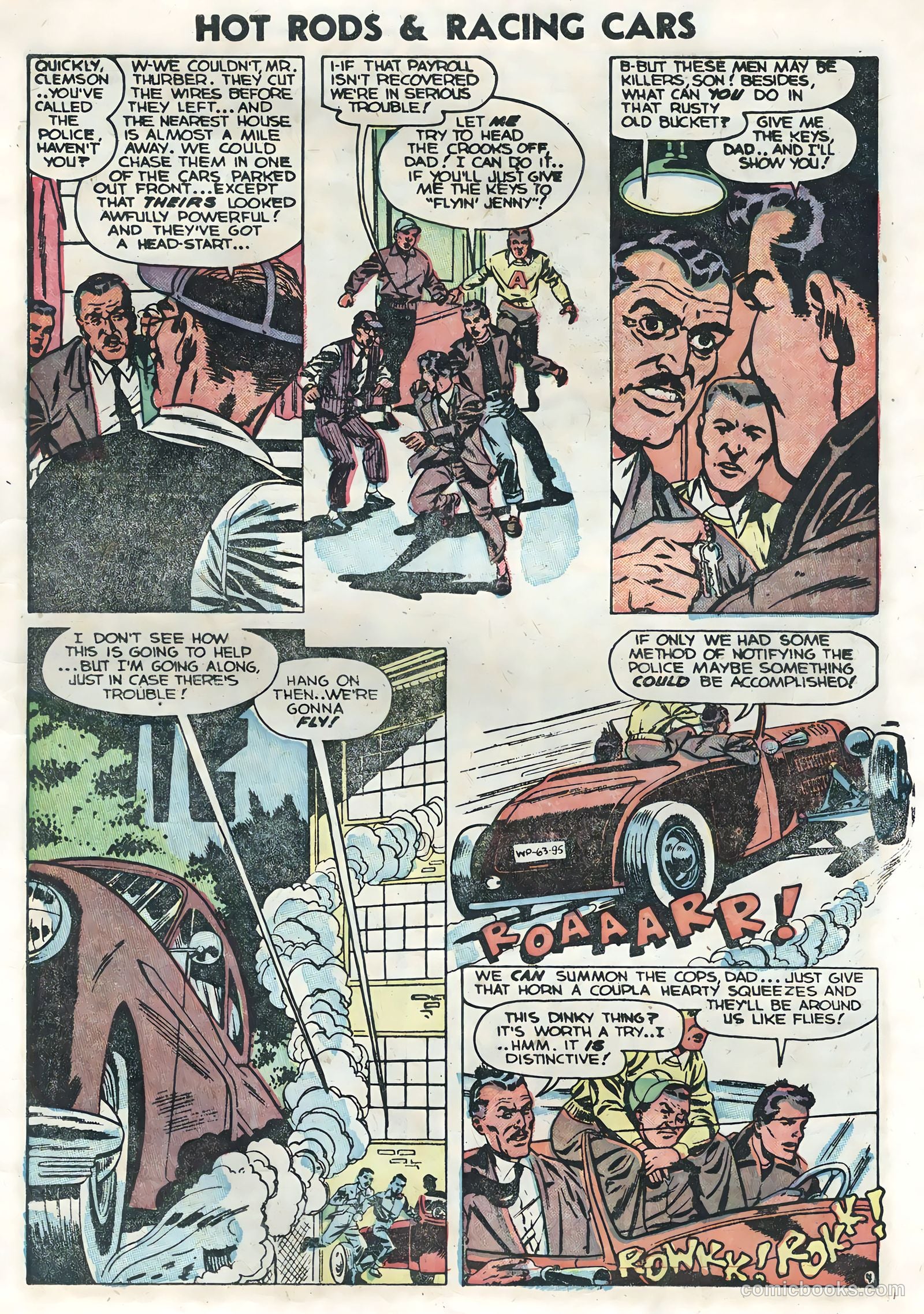Hot Rods and Racing Cars #14 (1954) — page 11 of 36