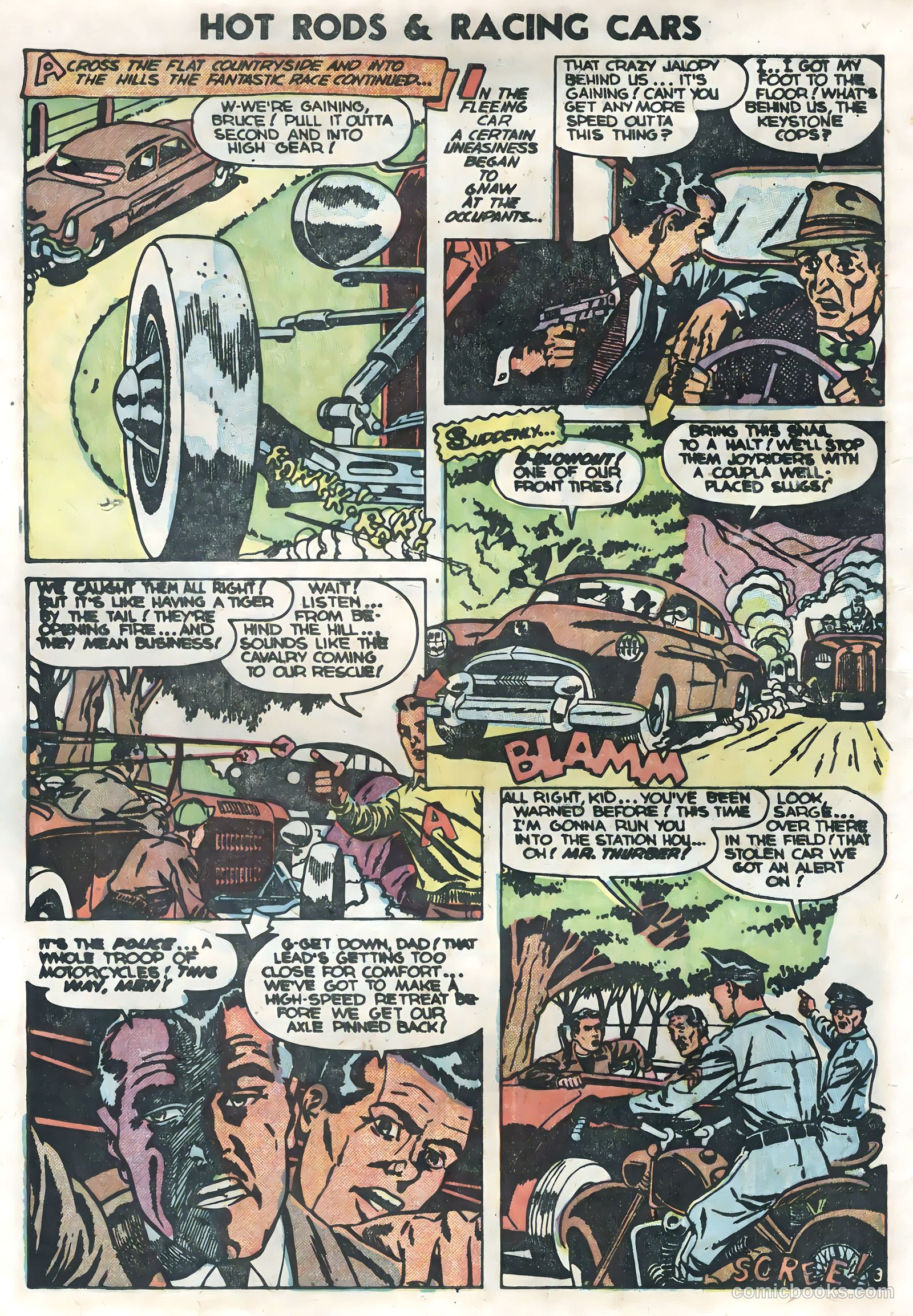 Hot Rods and Racing Cars #14 (1954) — page 12 of 36
