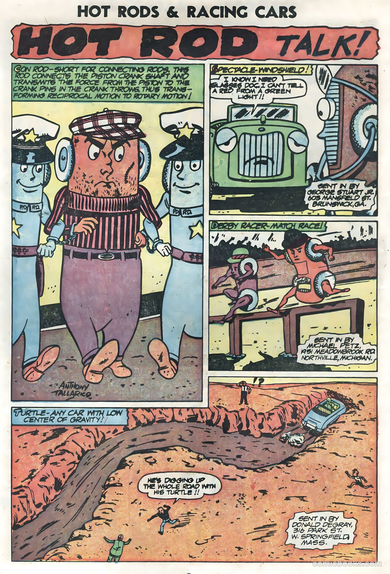 Hot Rods and Racing Cars #14 (1954) — page 14 of 36