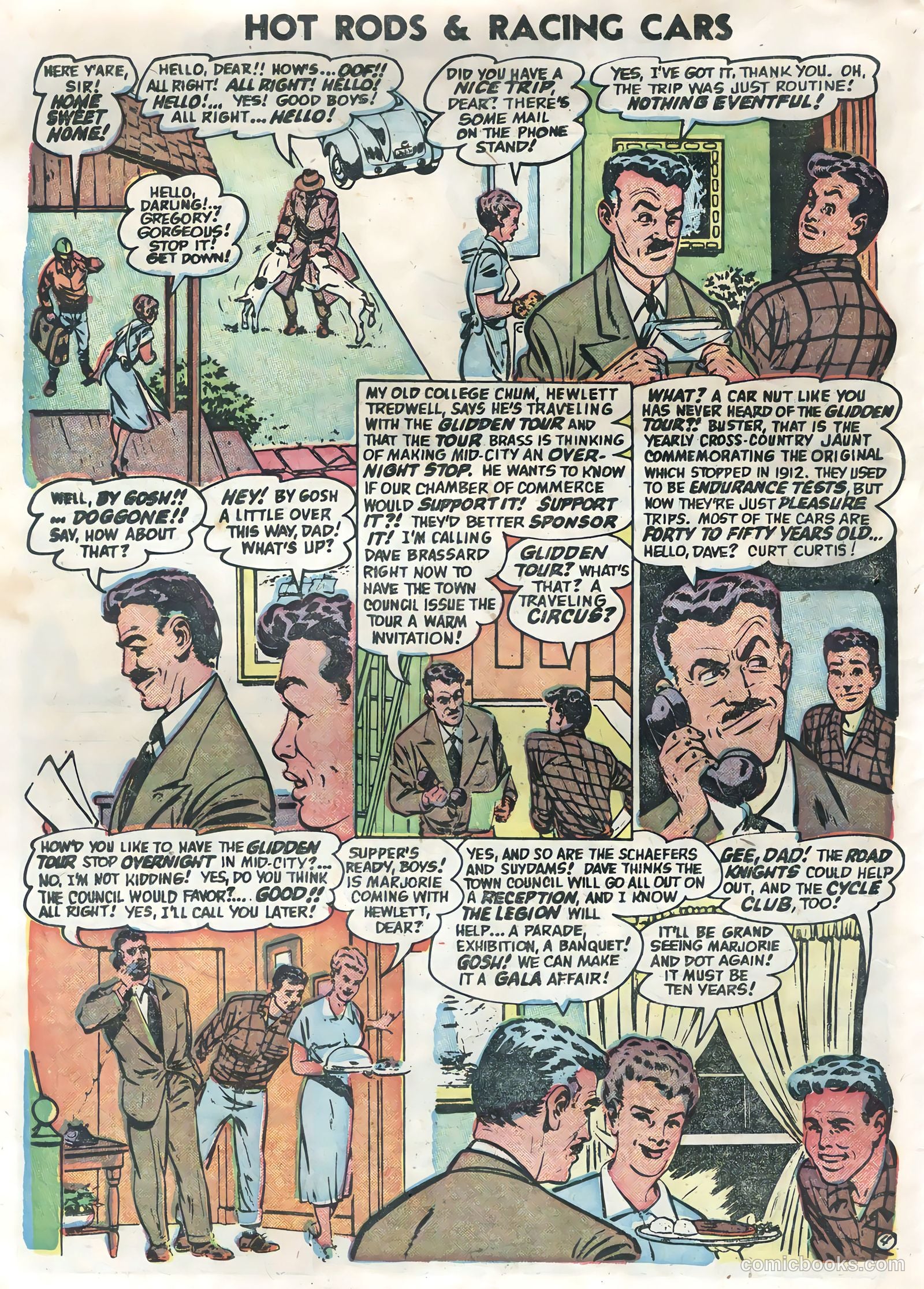 Hot Rods and Racing Cars #14 (1954) — page 22 of 36