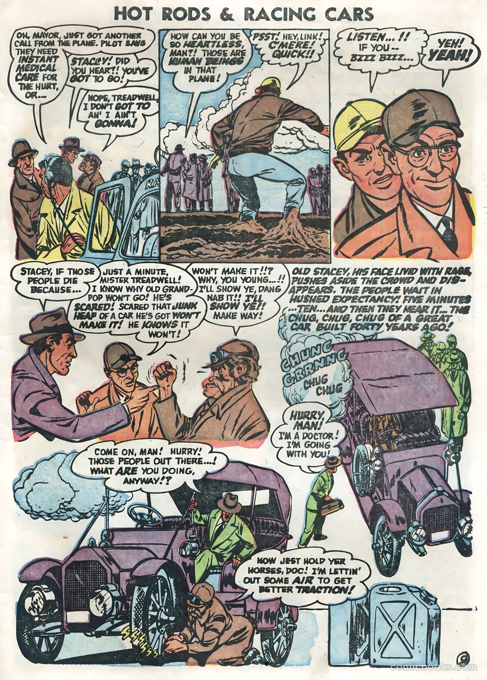 Hot Rods and Racing Cars #14 (1954) — page 27 of 36