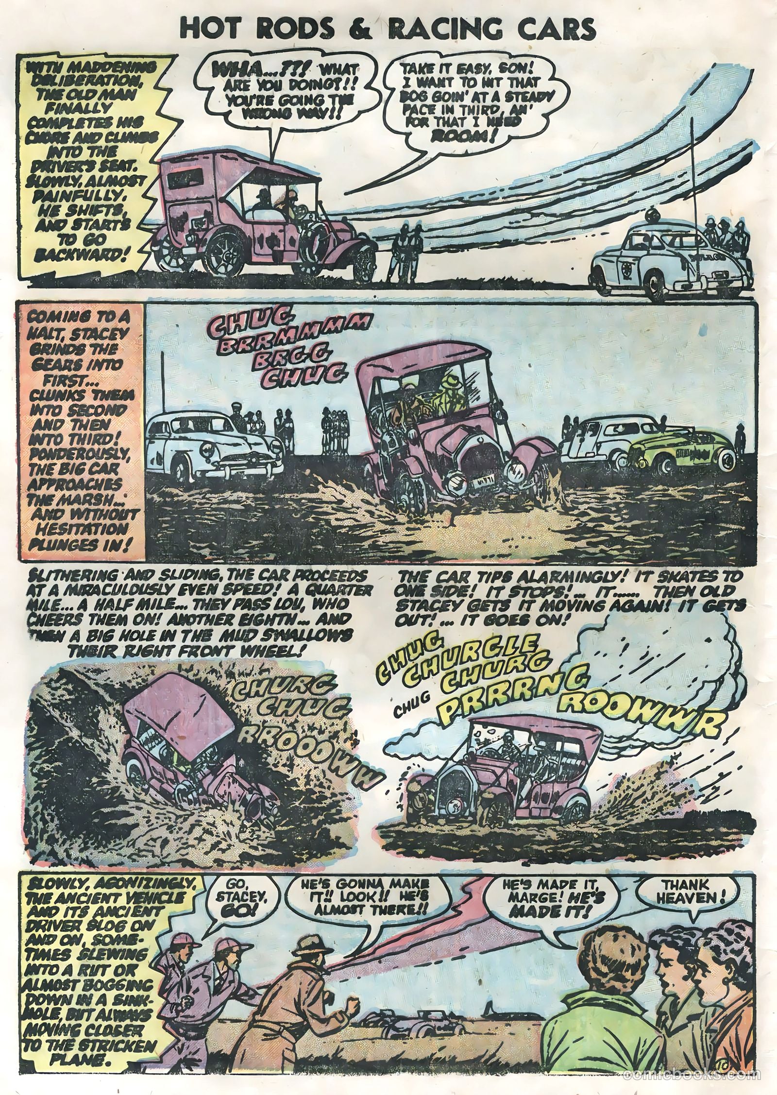 Hot Rods and Racing Cars #14 (1954) — page 28 of 36