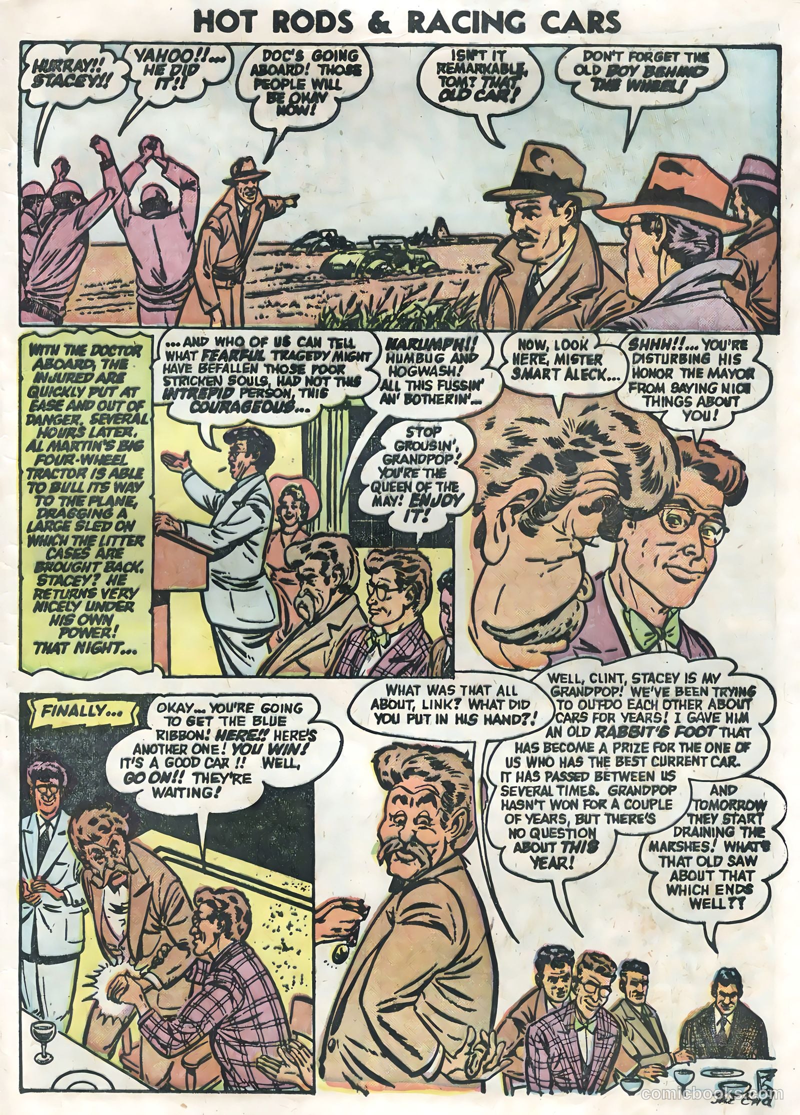 Hot Rods and Racing Cars #14 (1954) — page 29 of 36