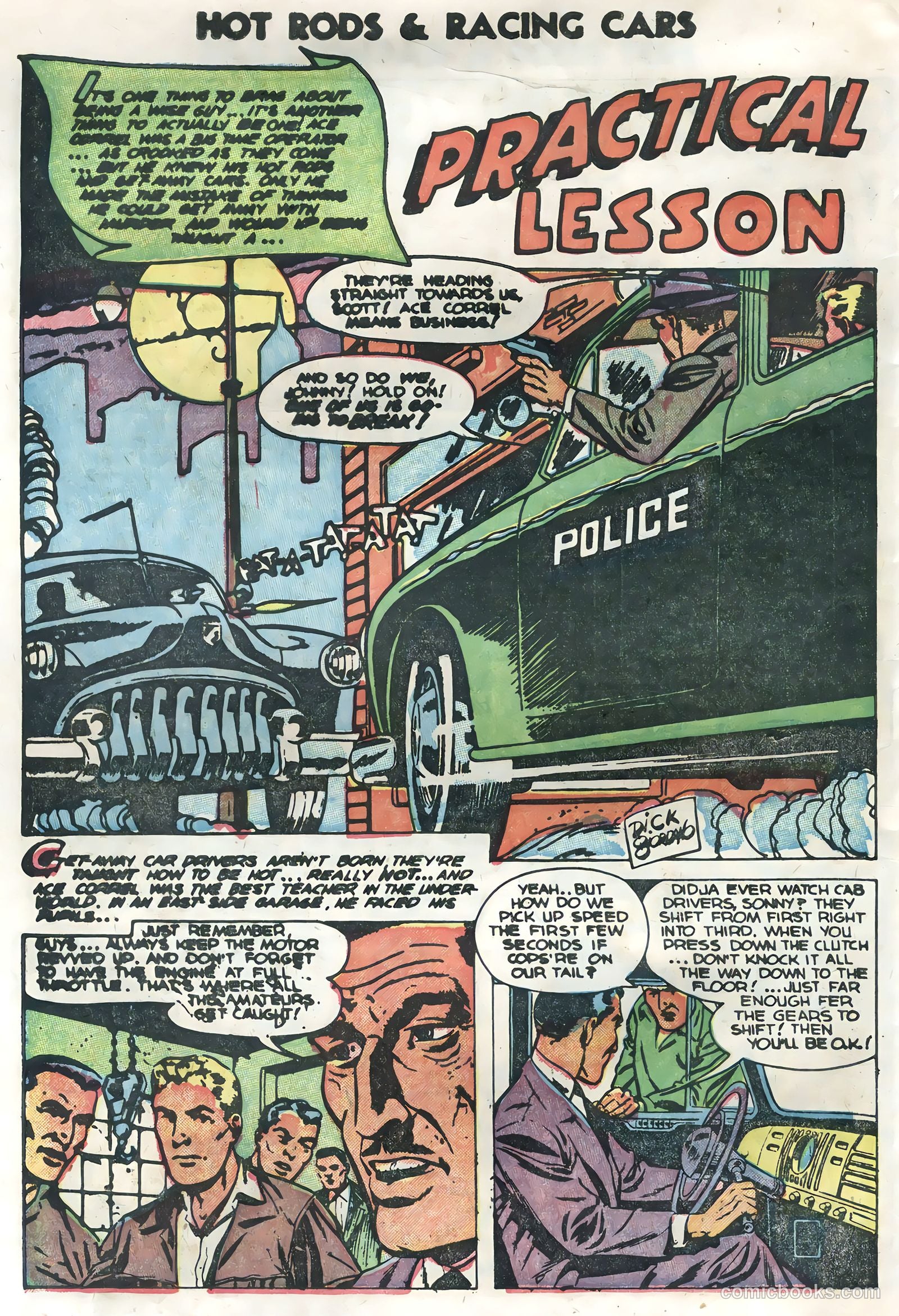 Hot Rods and Racing Cars #14 (1954) — page 30 of 36