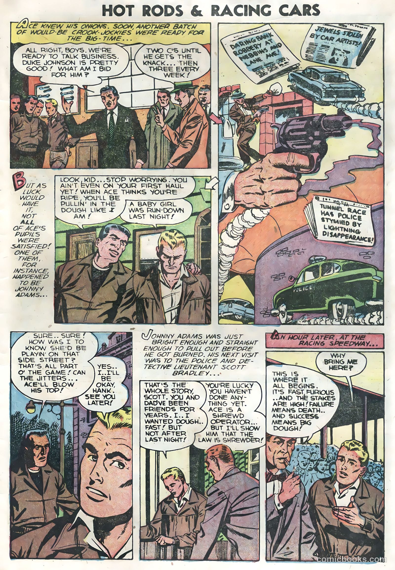 Hot Rods and Racing Cars #14 (1954) — page 31 of 36