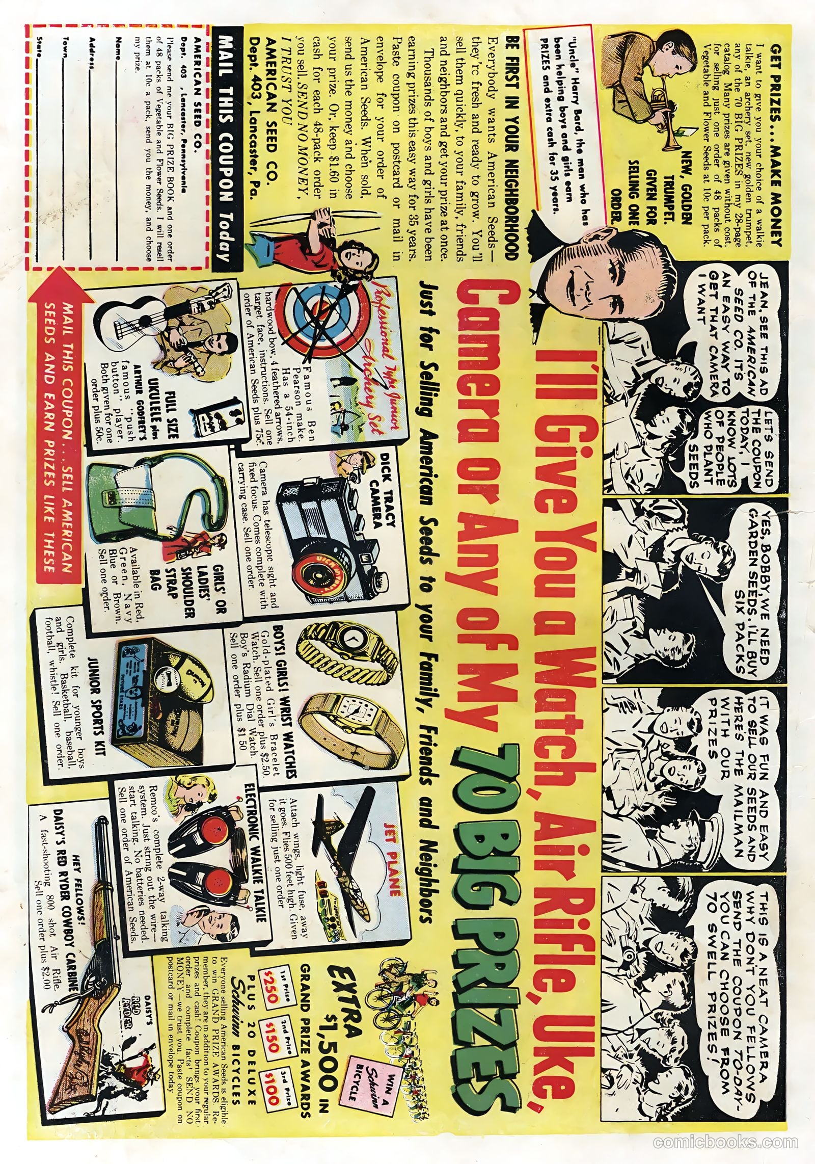 Hot Rods and Racing Cars #14 (1954) — page 36 of 36