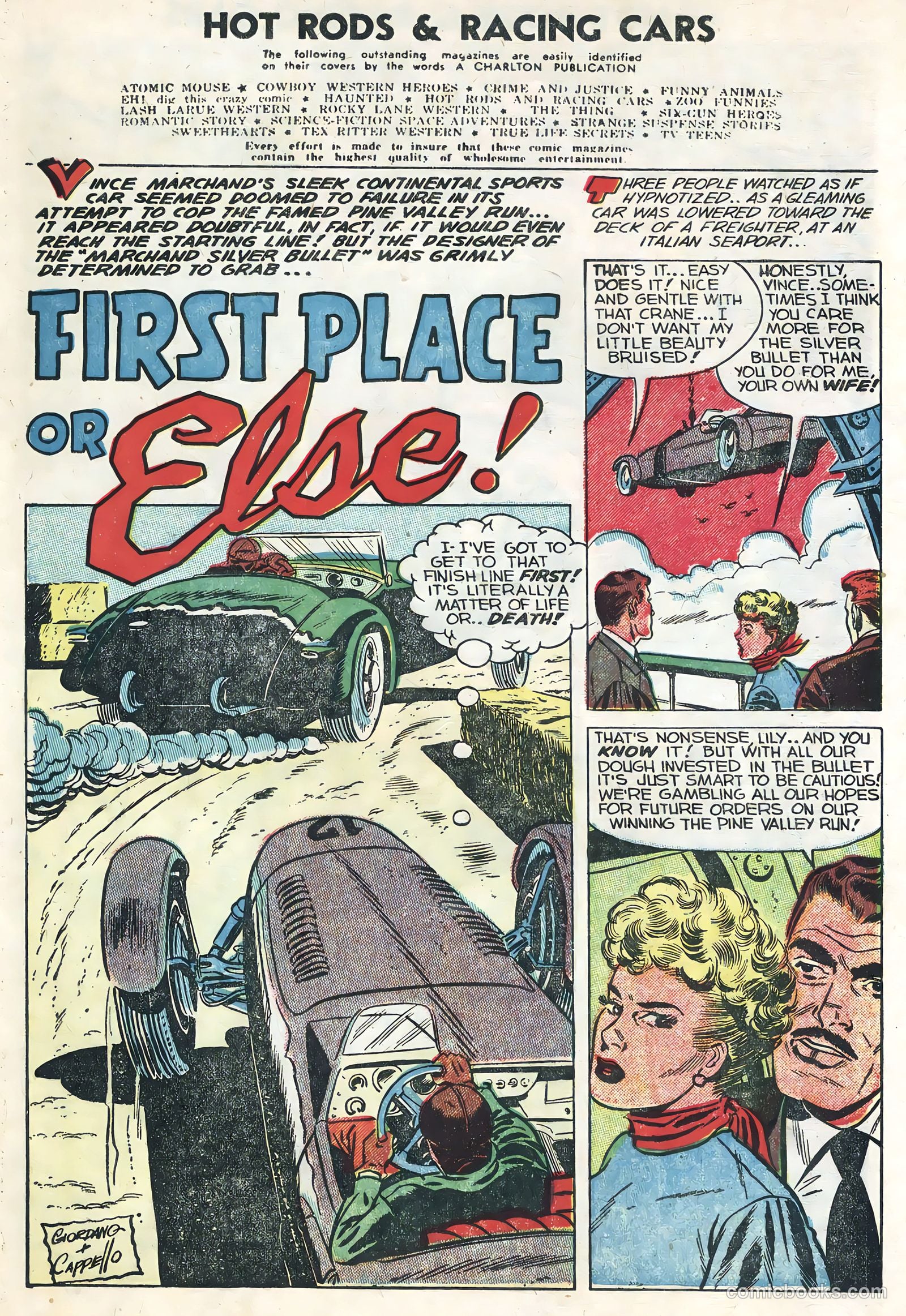 Hot Rods and Racing Cars #15 (1954) — page 3 of 36